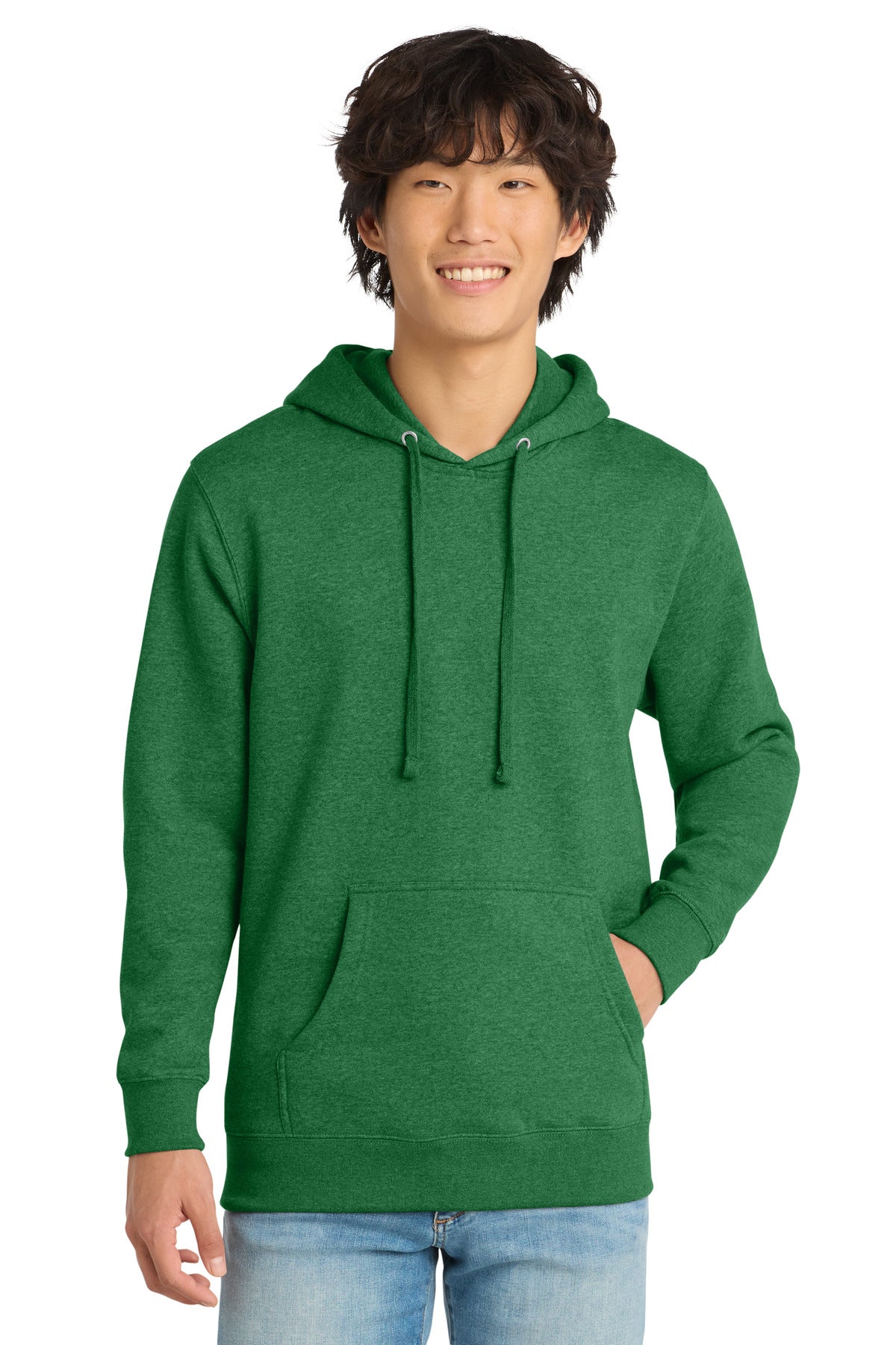 Custom Embroidery or DTF Print - District ® V.I.T. ™ Fleece Hoodie DT6100