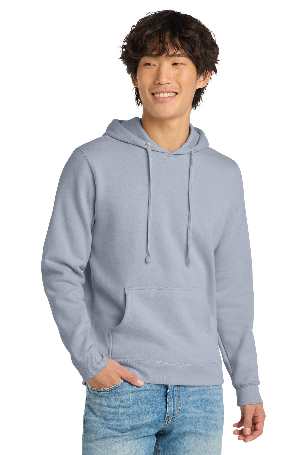 Custom Embroidery or DTF Print - District ® V.I.T. ™ Fleece Hoodie DT6100