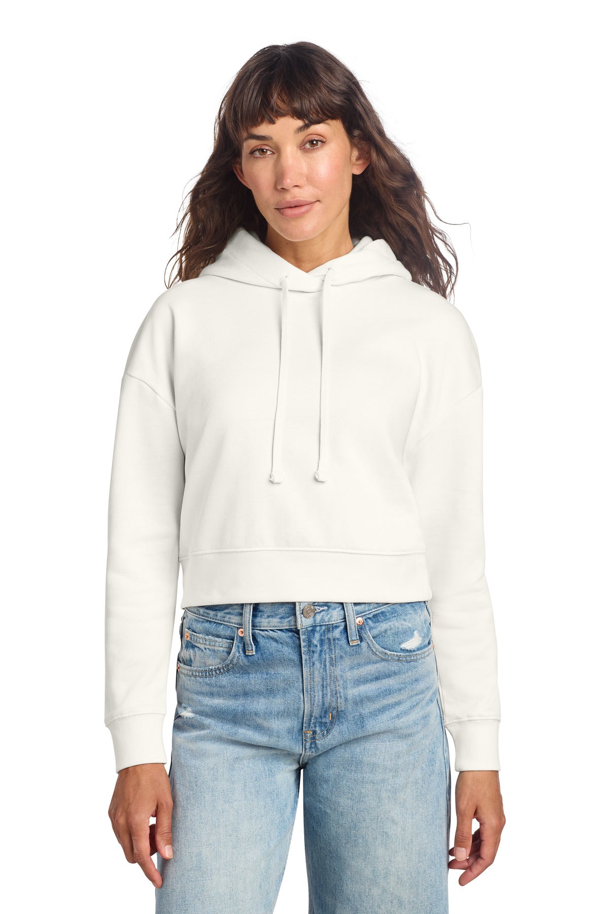Custom Embroidery or DTF Print - District ® Women's V.I.T. ™ Fleece Hoodie DT6101