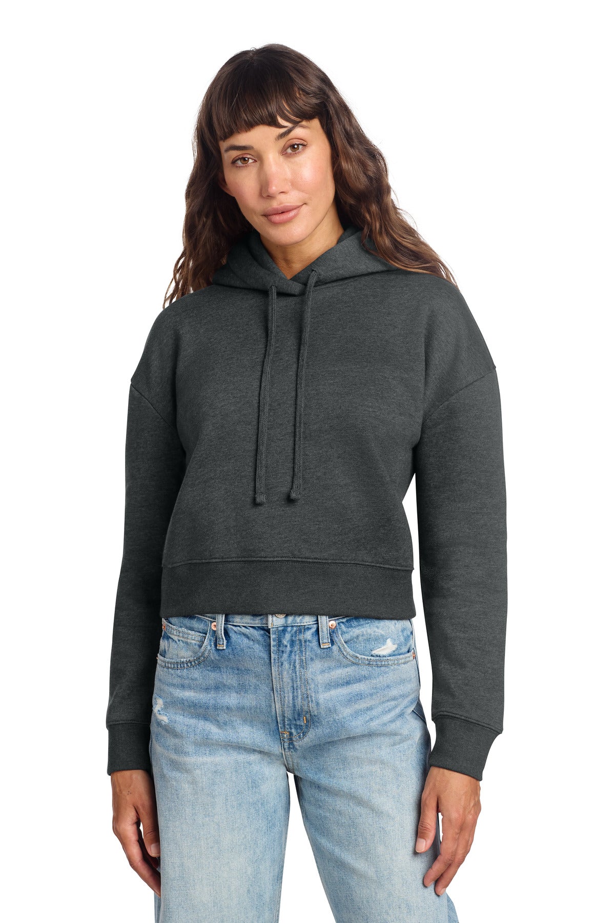 Custom Embroidery or DTF Print - District ® Women's V.I.T. ™ Fleece Hoodie DT6101