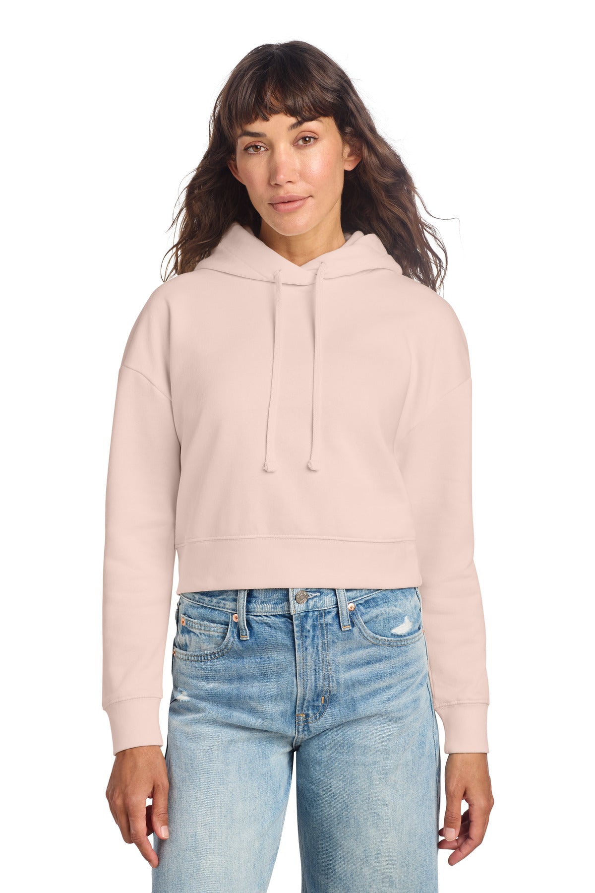 Custom Embroidery or DTF Print - District ® Women's V.I.T. ™ Fleece Hoodie DT6101