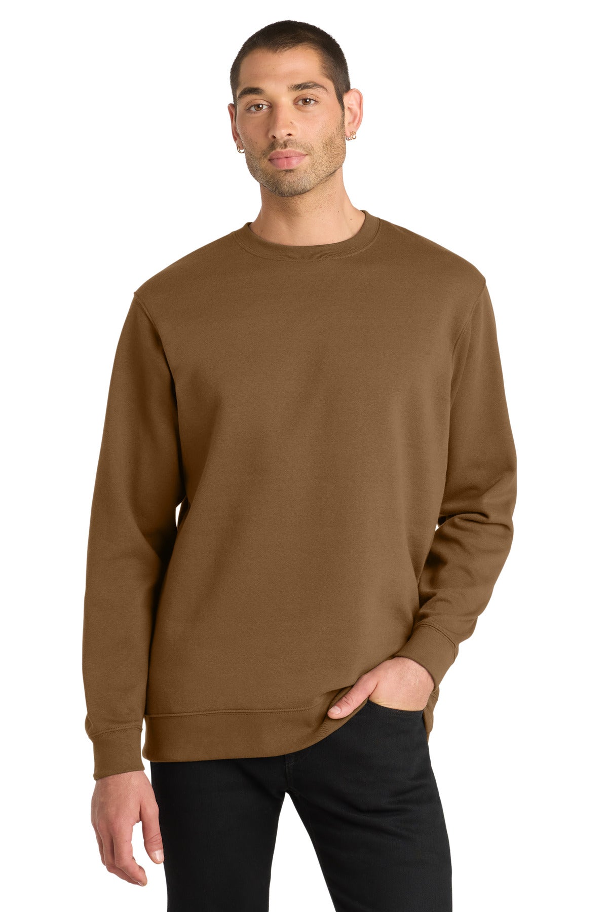 Custom Embroidery or DTF Print - District ® V.I.T. ™ Fleece Crew DT6104