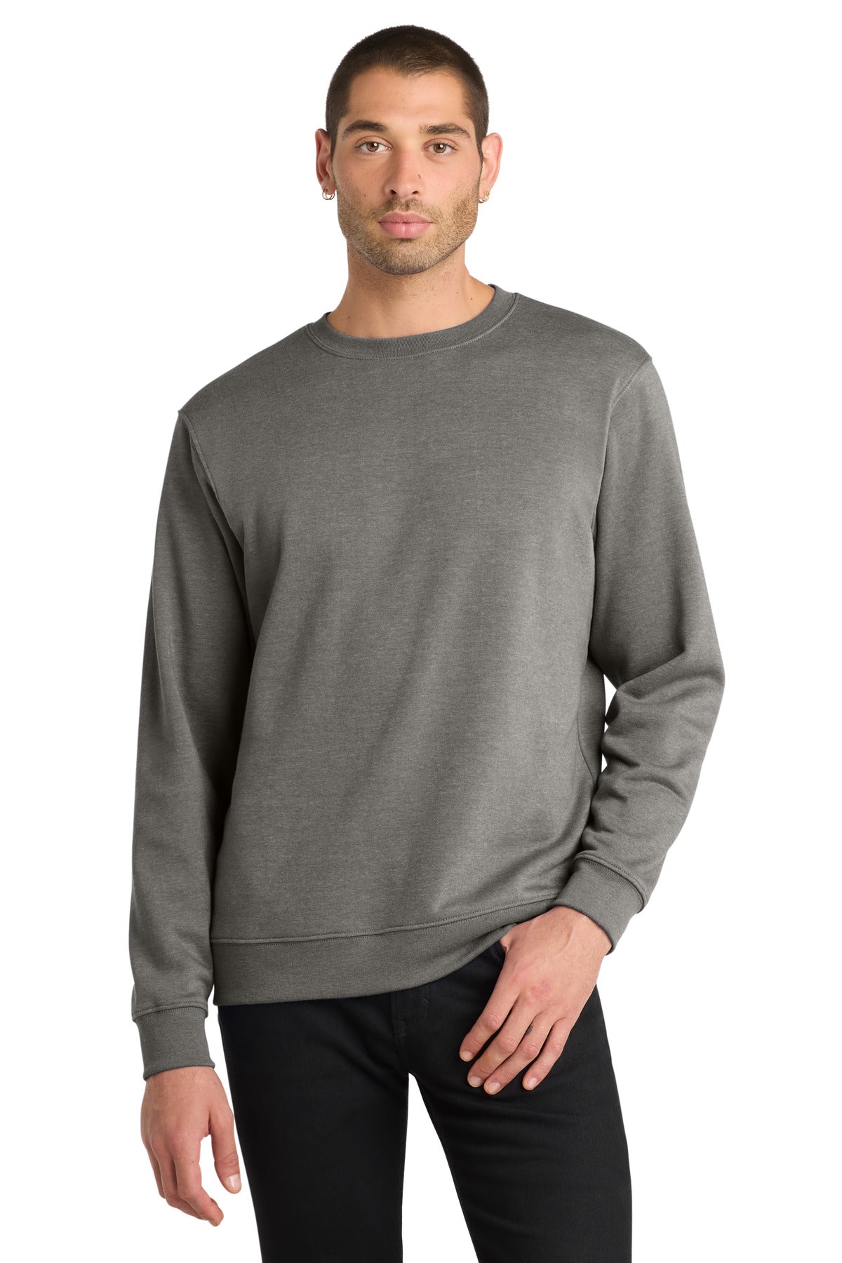 Custom Embroidery or DTF Print - District ® V.I.T. ™ Fleece Crew DT6104