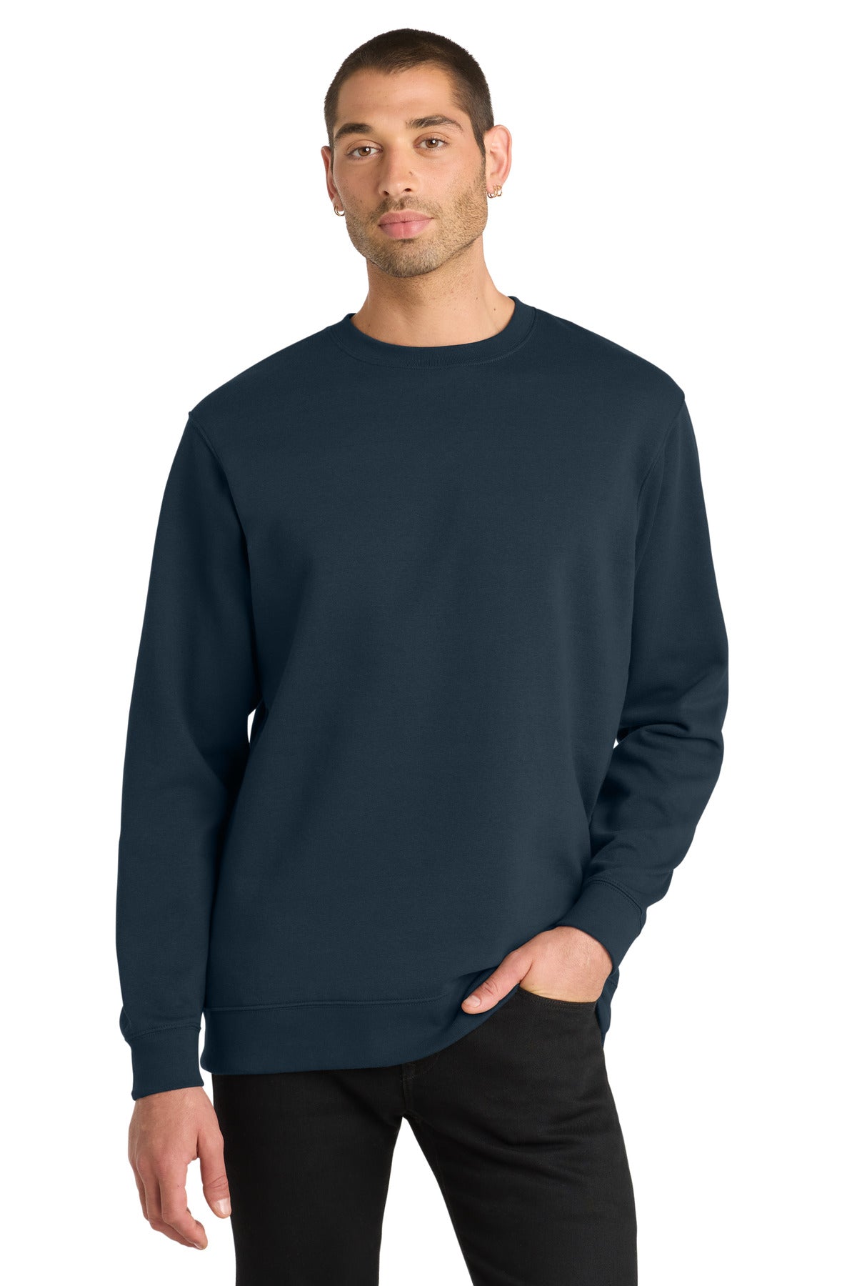 Custom Embroidery or DTF Print - District ® V.I.T. ™ Fleece Crew DT6104
