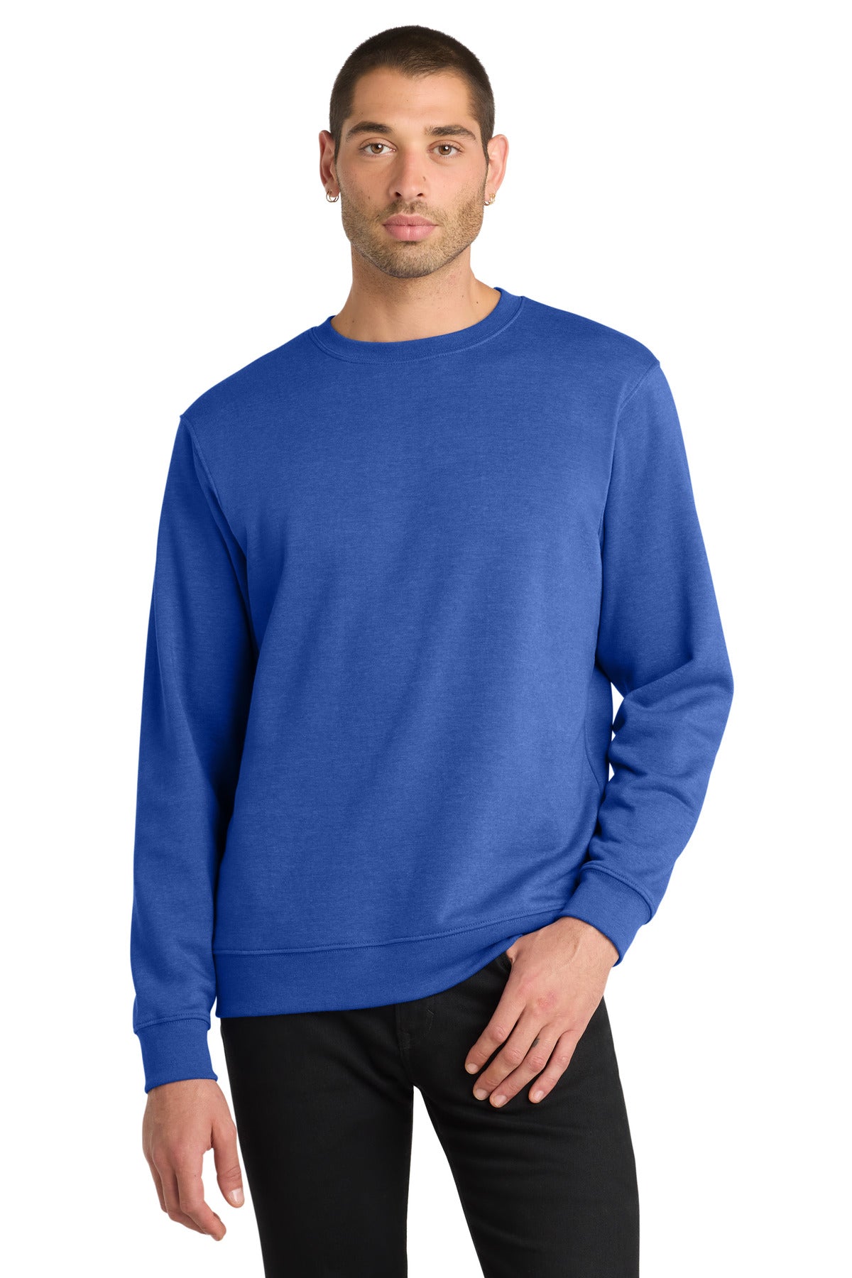 Custom Embroidery or DTF Print - District ® V.I.T. ™ Fleece Crew DT6104