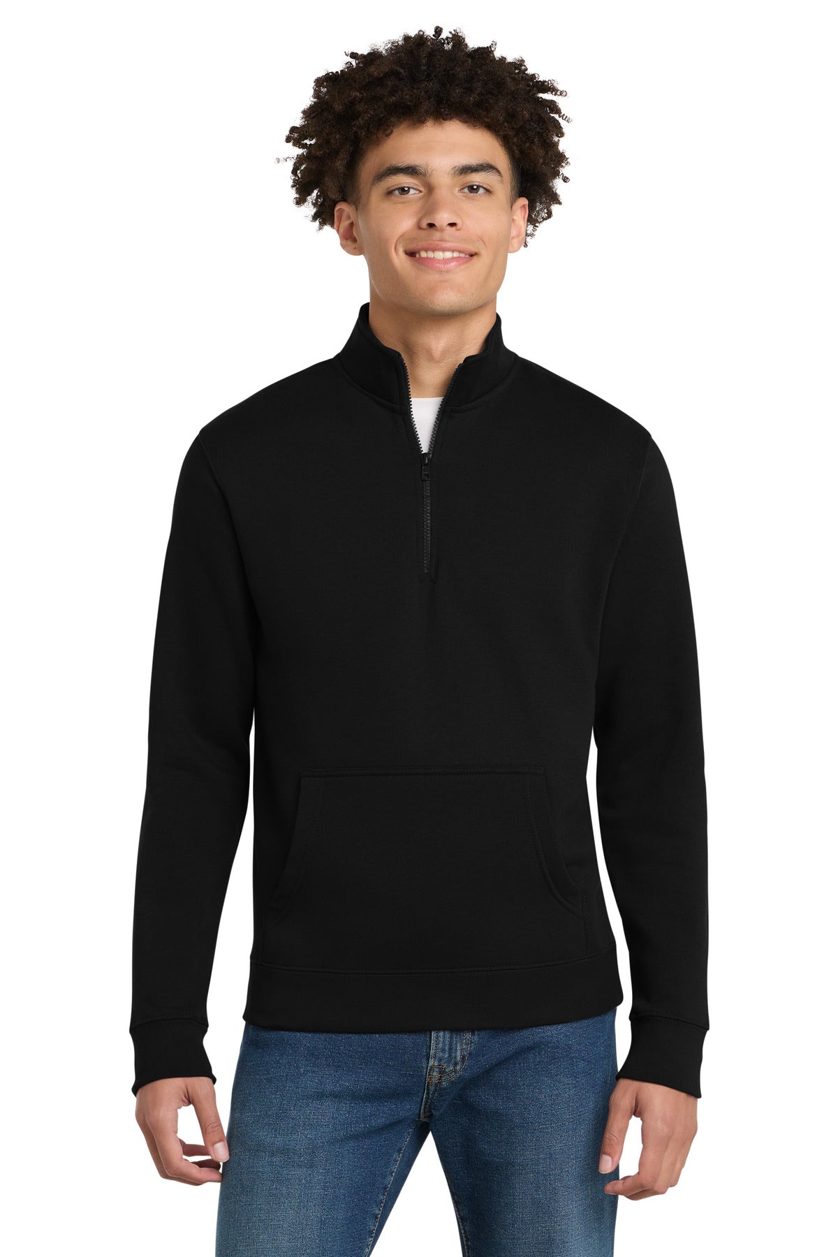 Custom Embroidery or DTF Print - District ® V.I.T. ™ Fleece 1/4-Zip DT6106