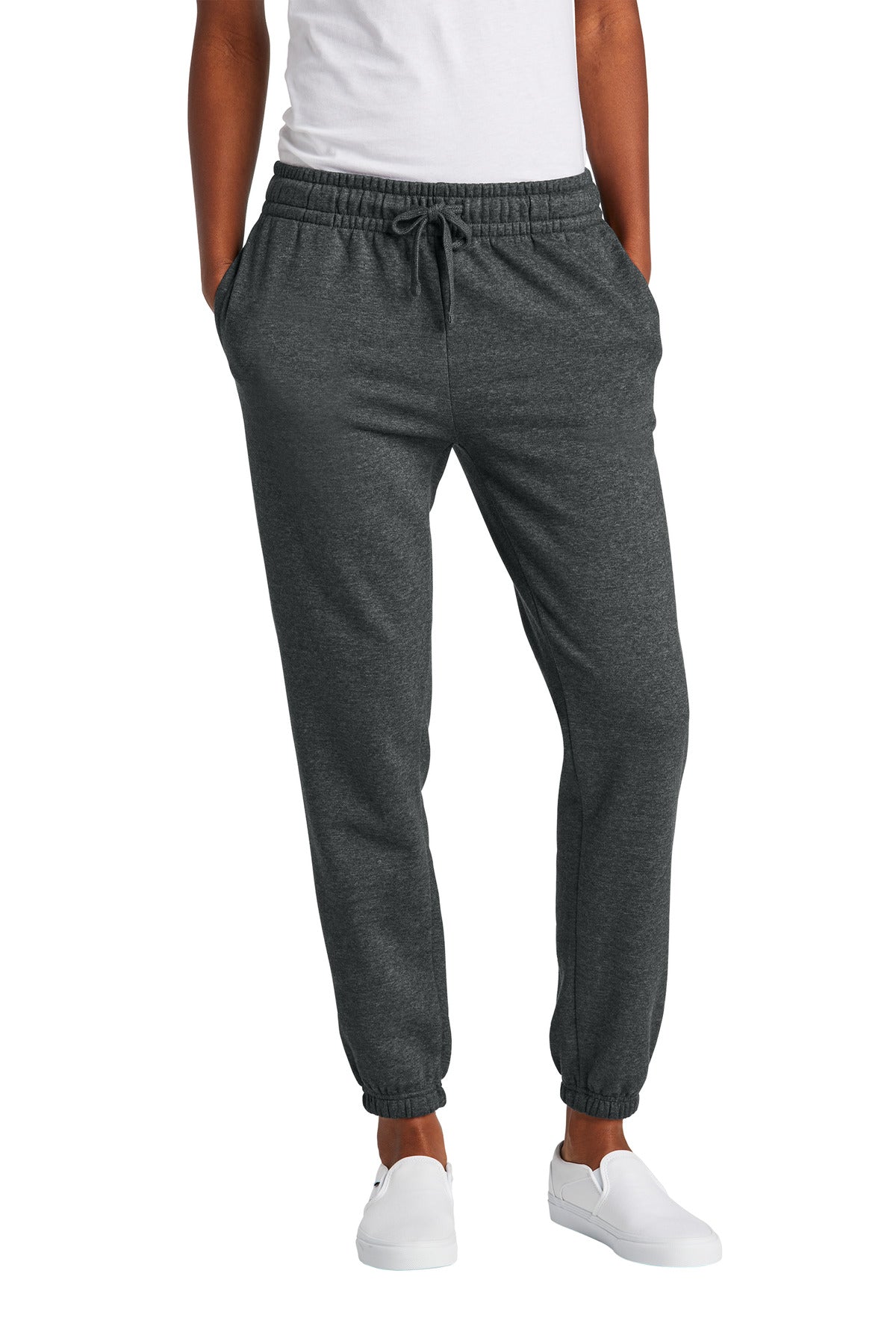 Custom Embroidery or DTF Print - District ® Women's V.I.T. ™ Fleece Sweatpant DT6110
