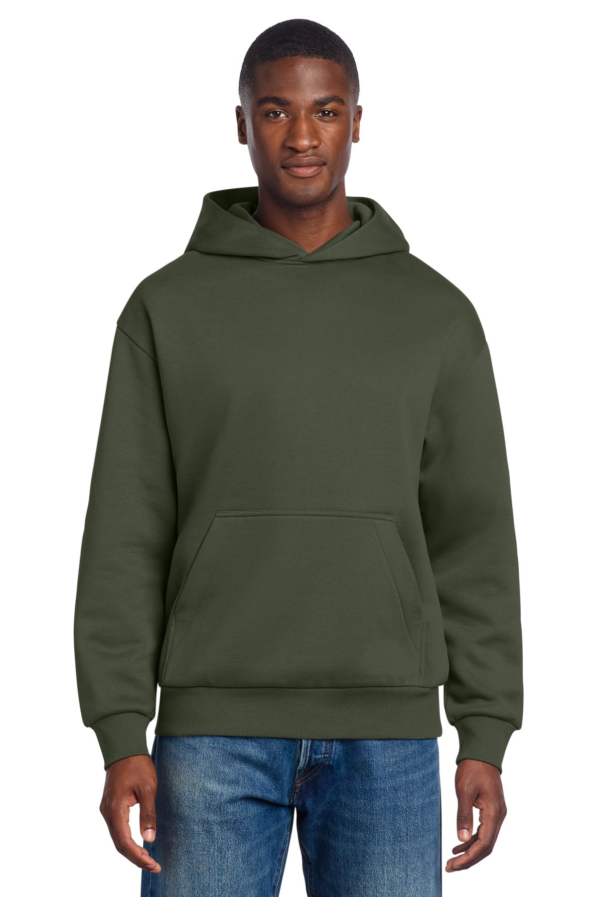 Custom Embroidery or DTF Print - District ® V.I.T. ™ Heavyweight Fleece Hoodie DT6150