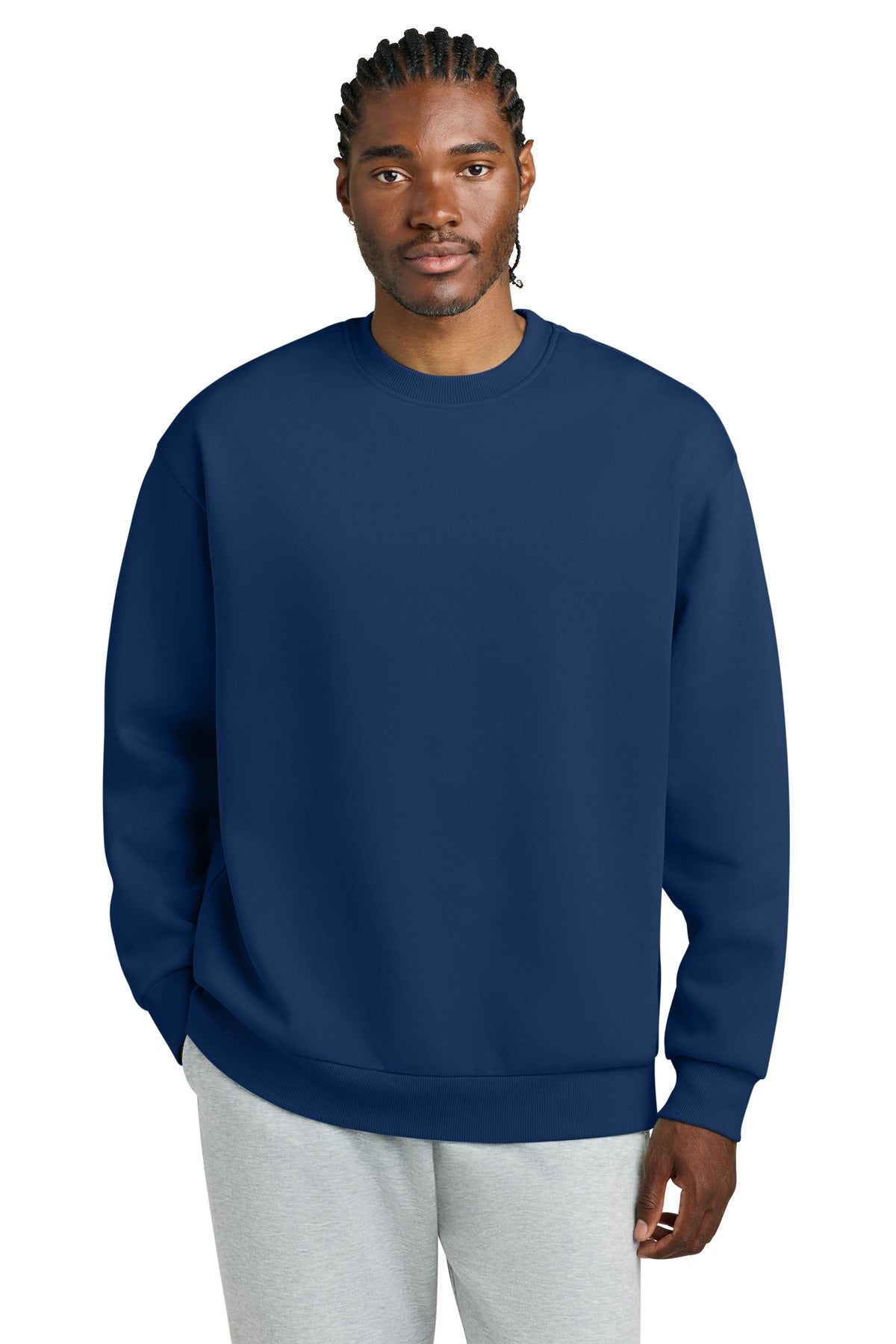 Custom Embroidery or DTF Print - District ® V.I.T. ™ Heavyweight Fleece Crew DT6154