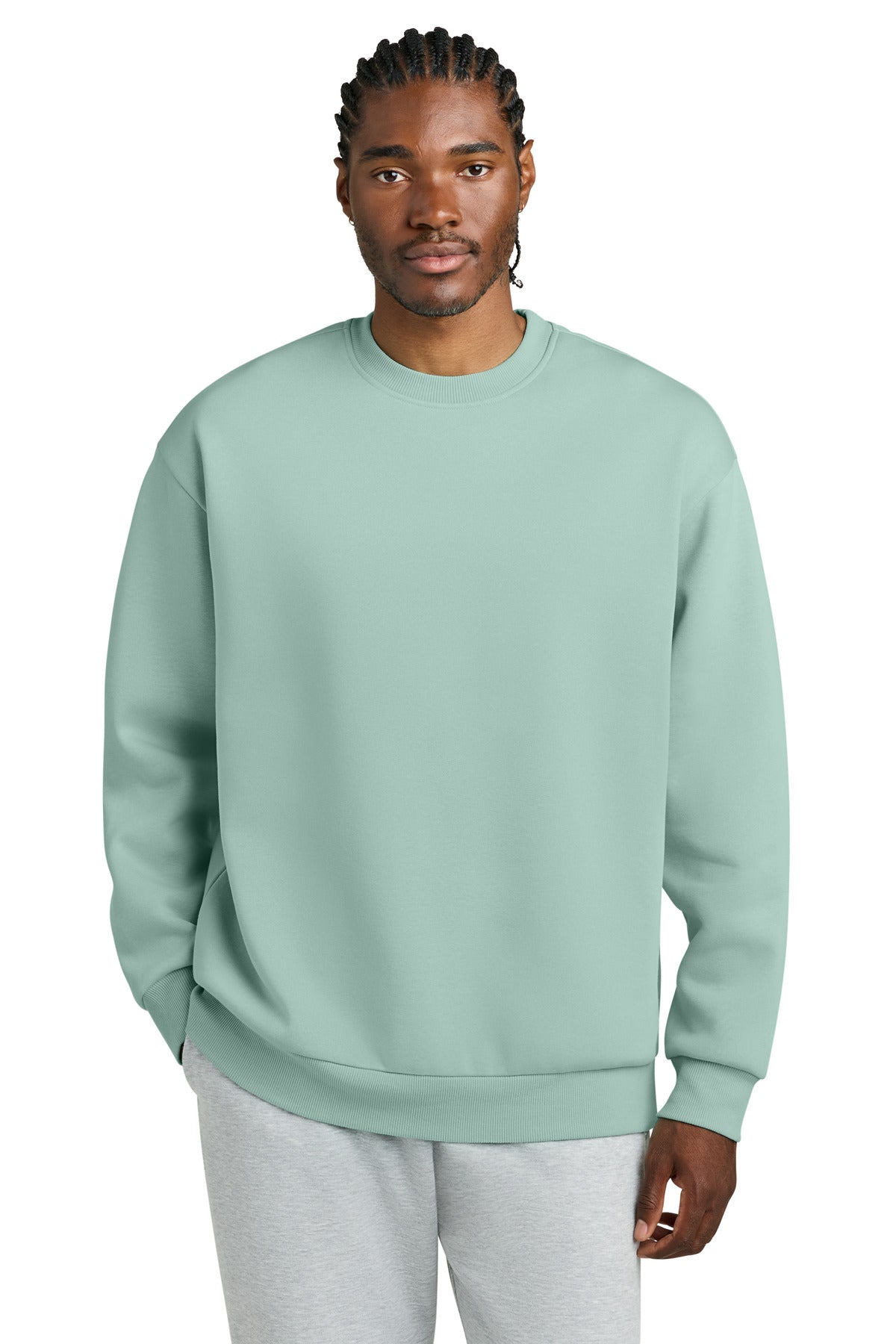 Custom Embroidery or DTF Print - District ® V.I.T. ™ Heavyweight Fleece Crew DT6154