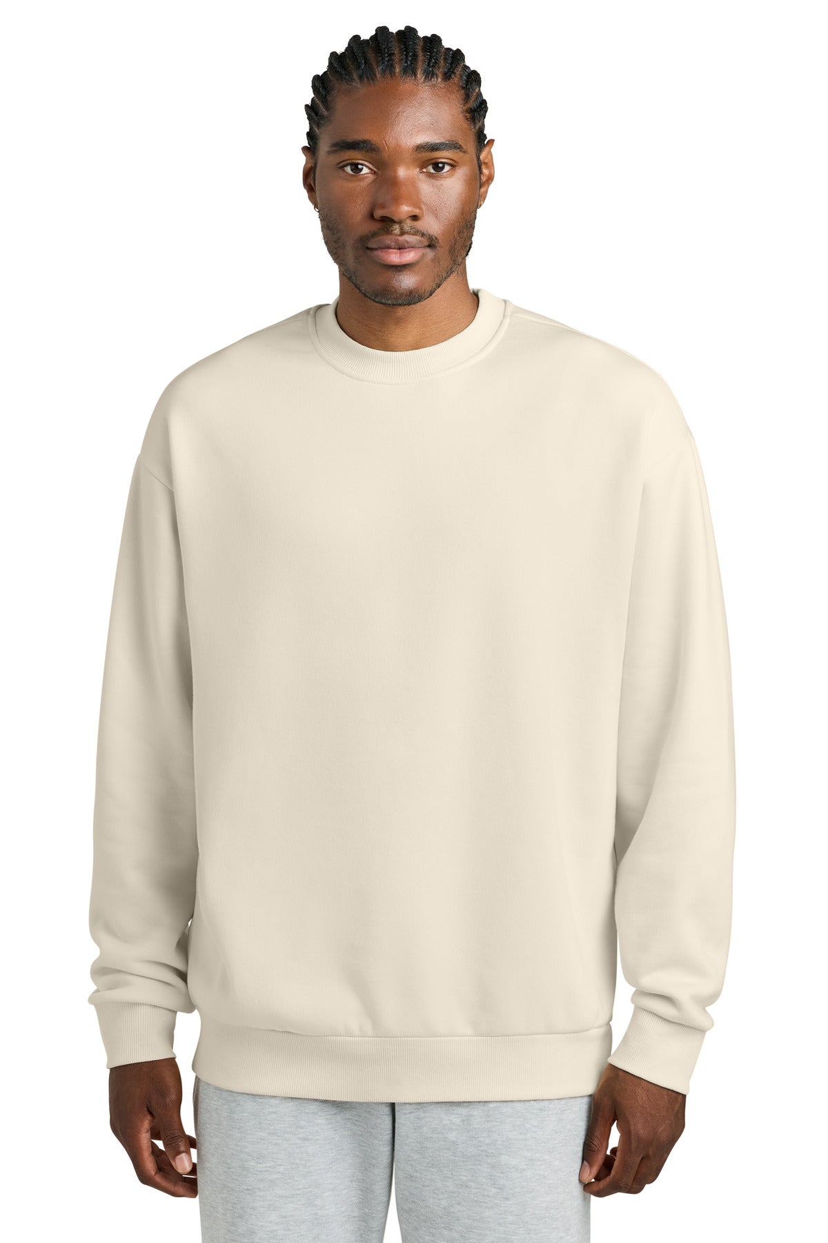 Custom Embroidery or DTF Print - District ® V.I.T. ™ Heavyweight Fleece Crew DT6154