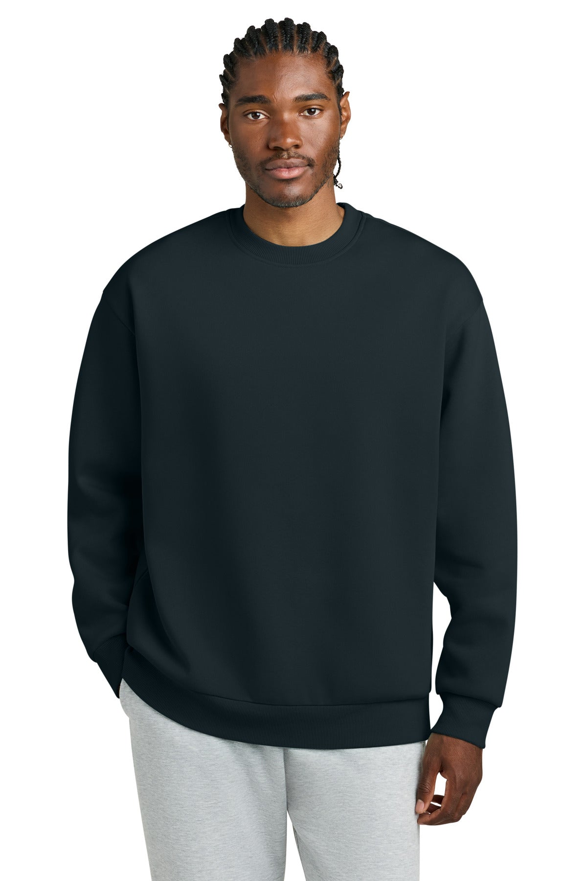 Custom Embroidery or DTF Print - District ® V.I.T. ™ Heavyweight Fleece Crew DT6154