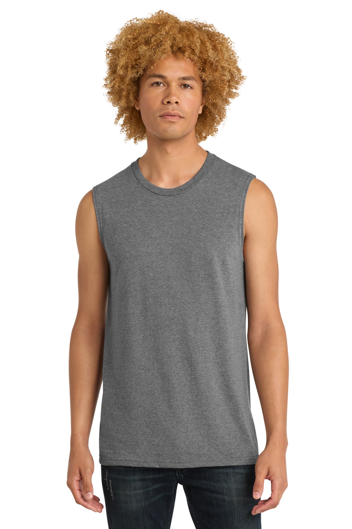 Custom Embroidery or DTF Print - District ® V.I.T. ™ Muscle Tank. DT6300