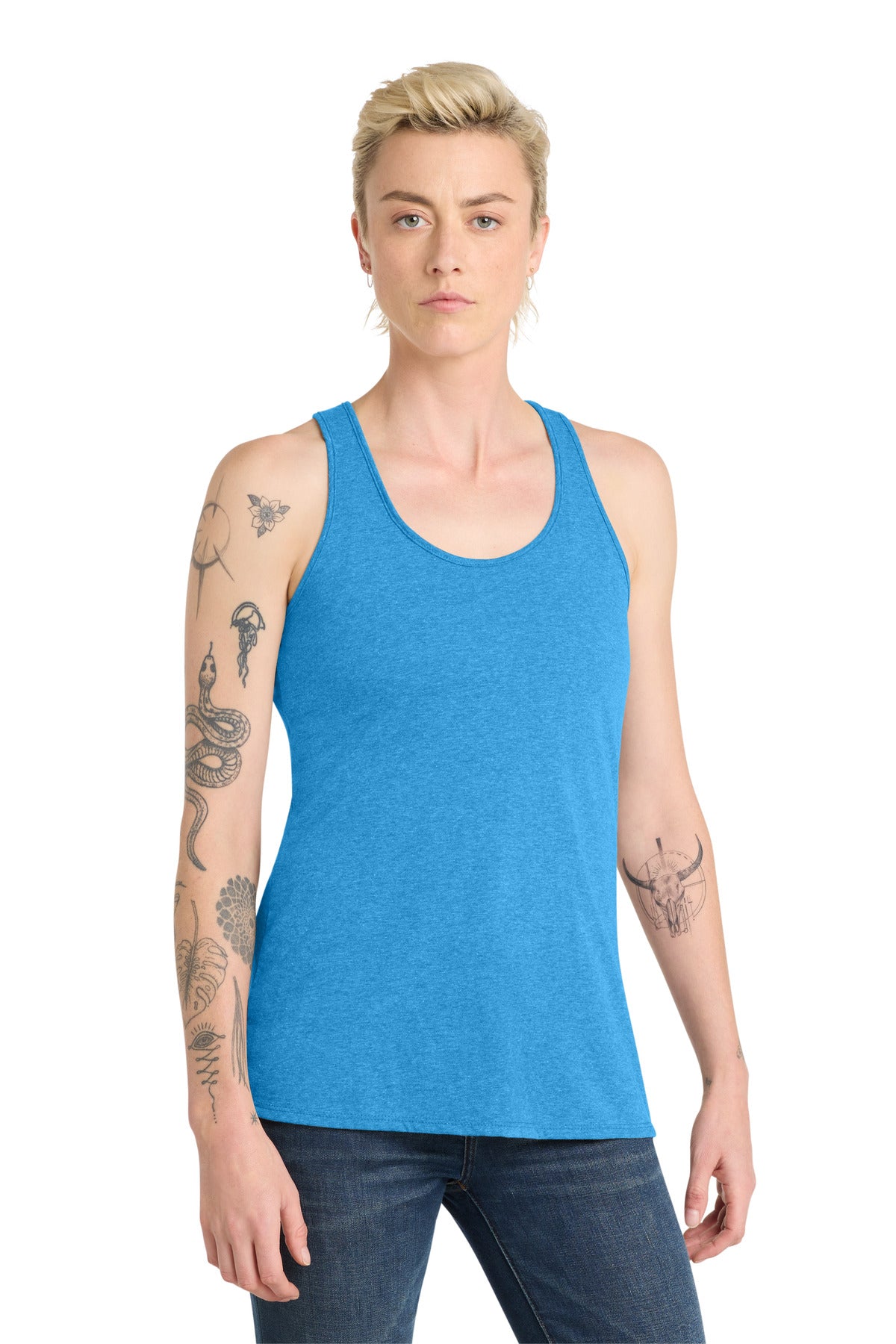 Custom Embroidery or DTF Print - District ® Women's V.I.T. ™ Racerback Tank. DT6302