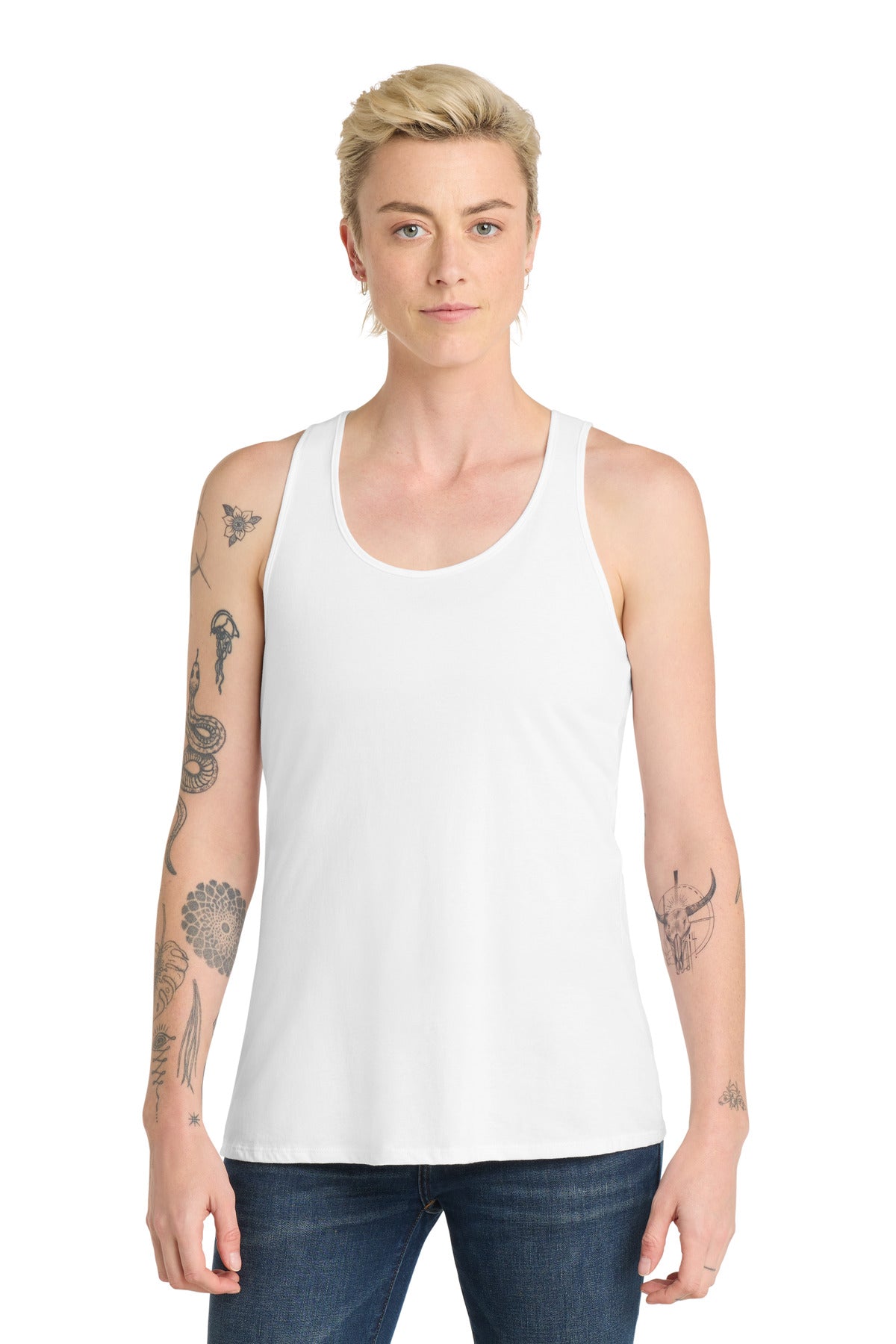Custom Embroidery or DTF Print - District ® Women's V.I.T. ™ Racerback Tank. DT6302