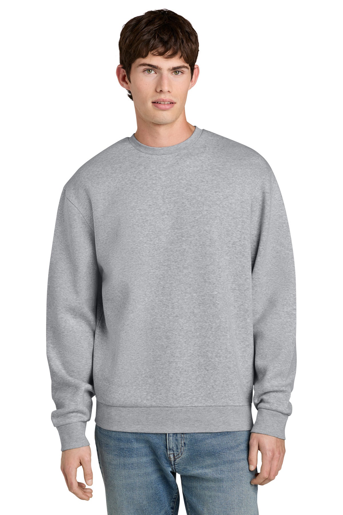 Custom Embroidery or DTF Print - District ® MelloFleece Crew DT6704
