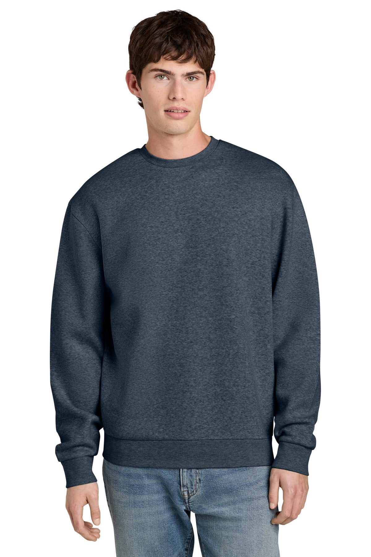 Custom Embroidery or DTF Print - District ® MelloFleece Crew DT6704