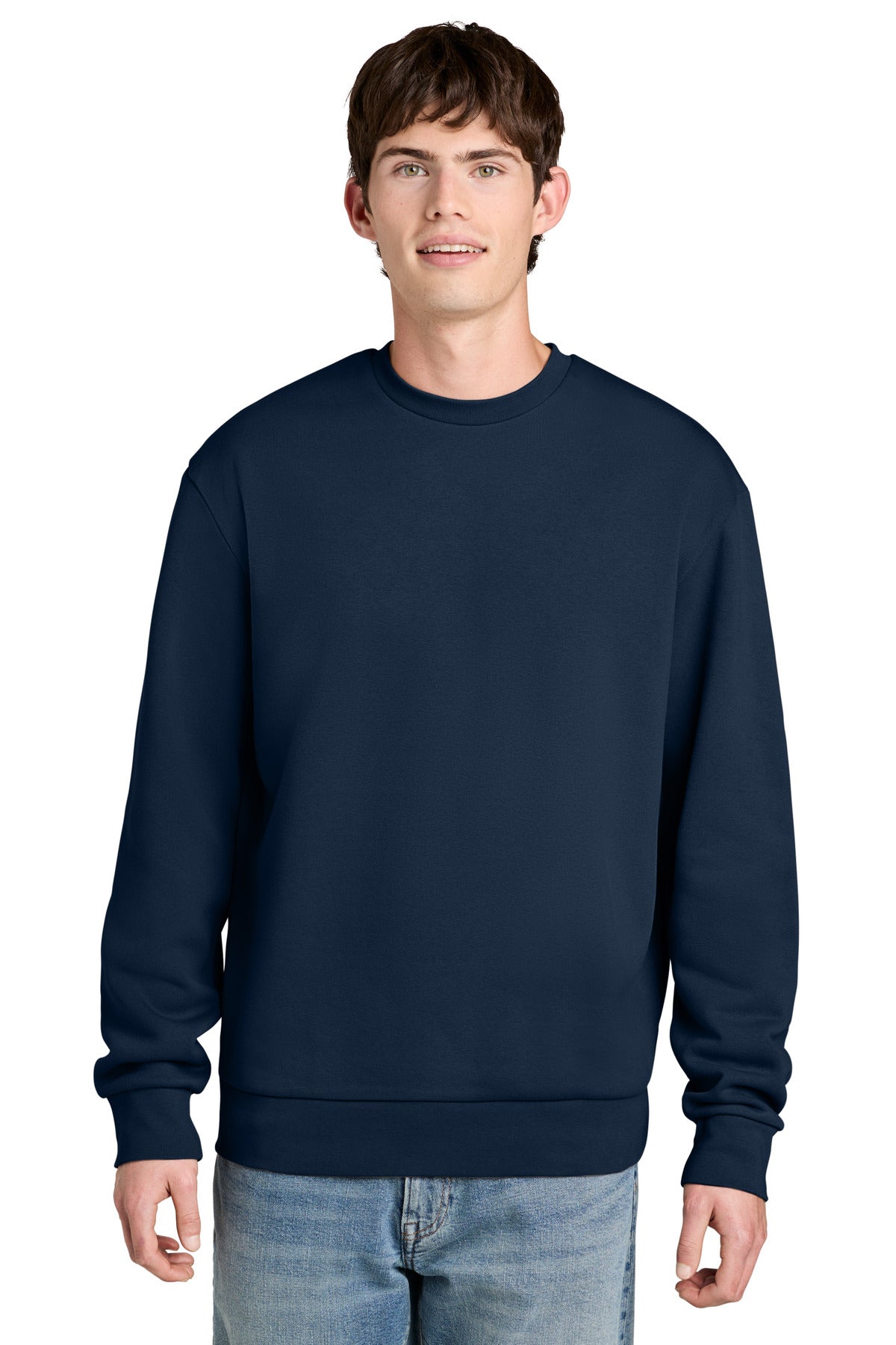 Custom Embroidery or DTF Print - District ® MelloFleece Crew DT6704