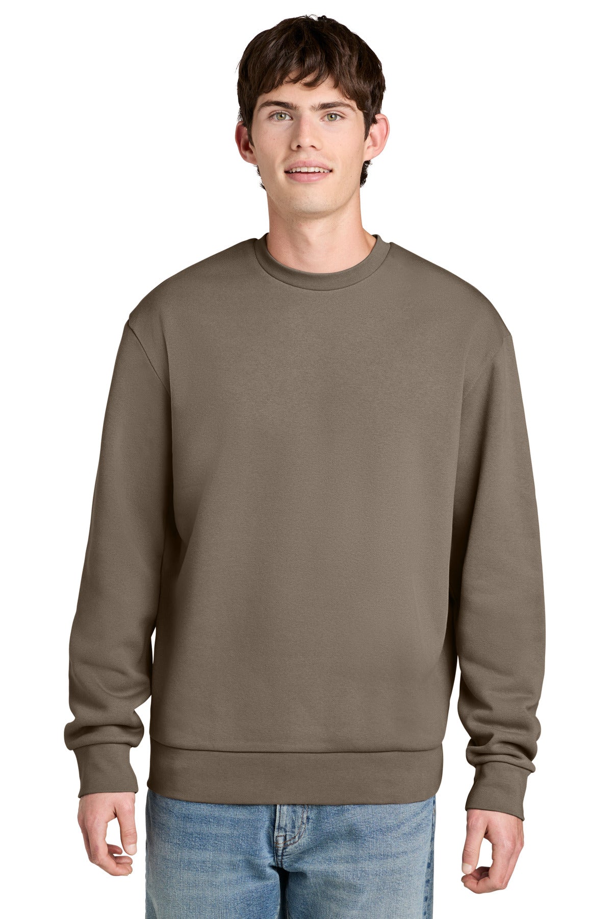 Custom Embroidery or DTF Print - District ® MelloFleece Crew DT6704