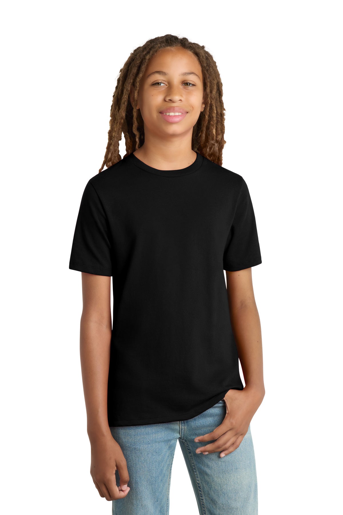 Custom Embroidery or DTF Print - District ® Youth Re-Tee ® DT8000Y