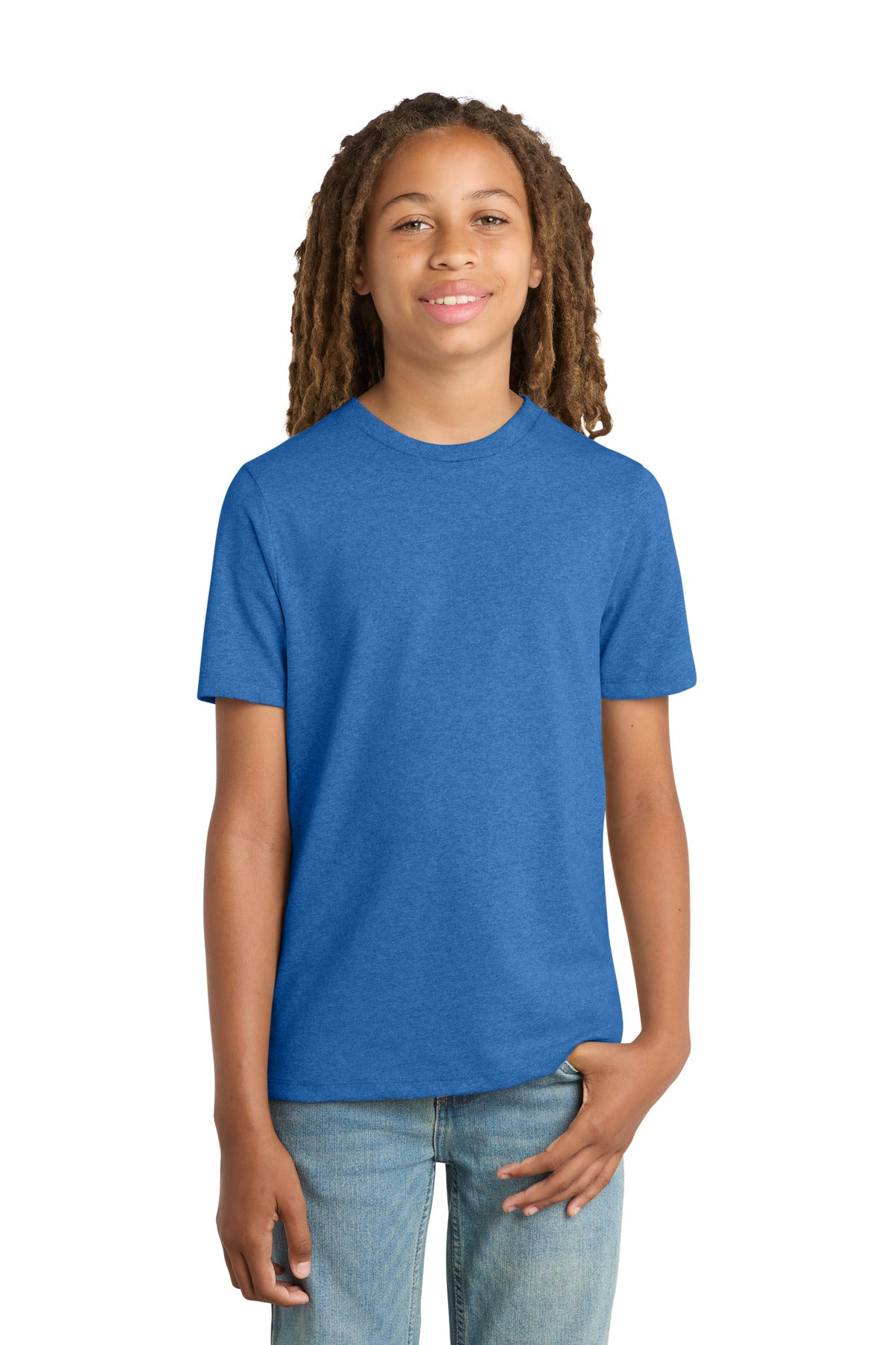 Custom Embroidery or DTF Print - District ® Youth Re-Tee ® DT8000Y