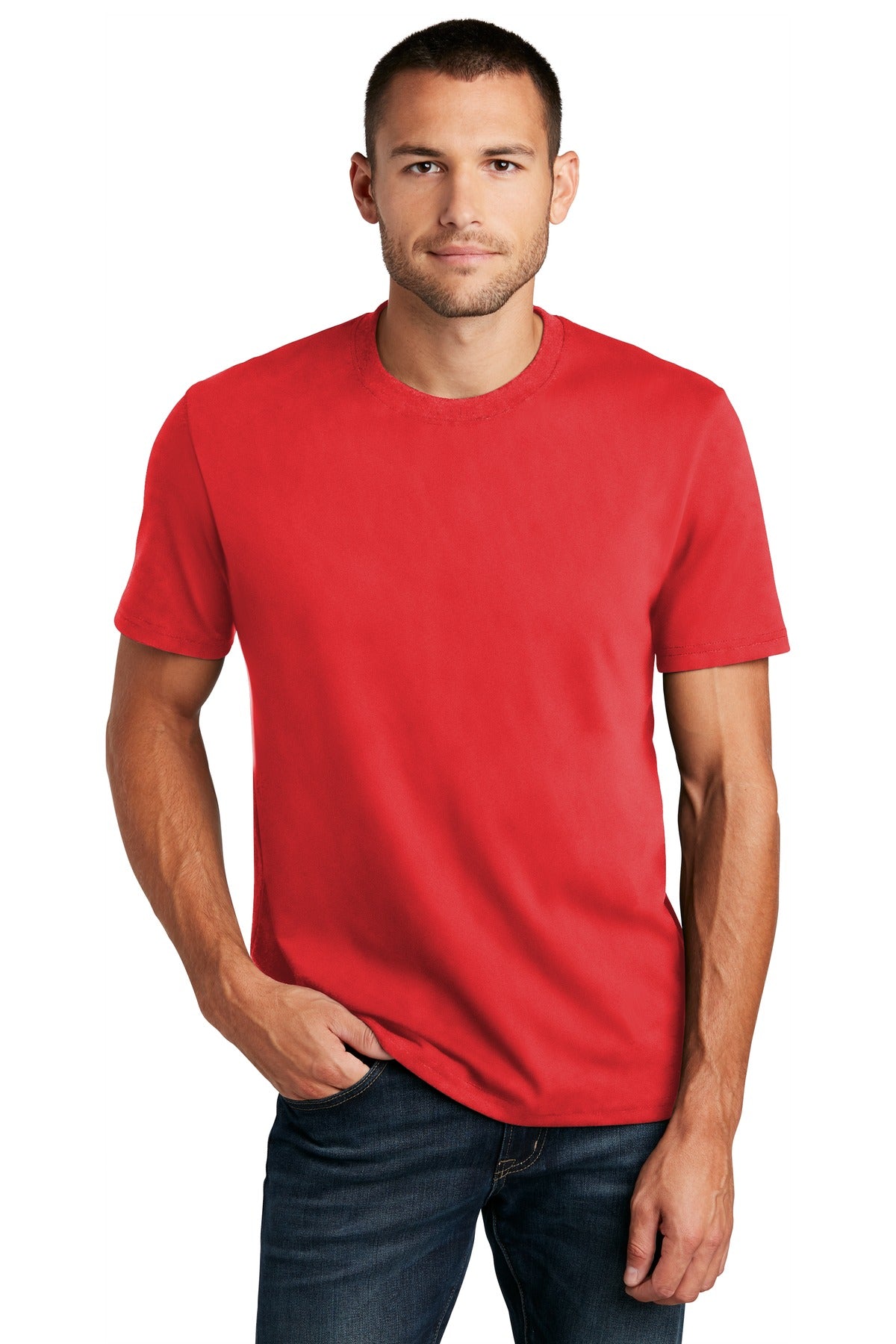 Custom Embroidery or DTF Print - District ® Re-Tee ™ DT8000