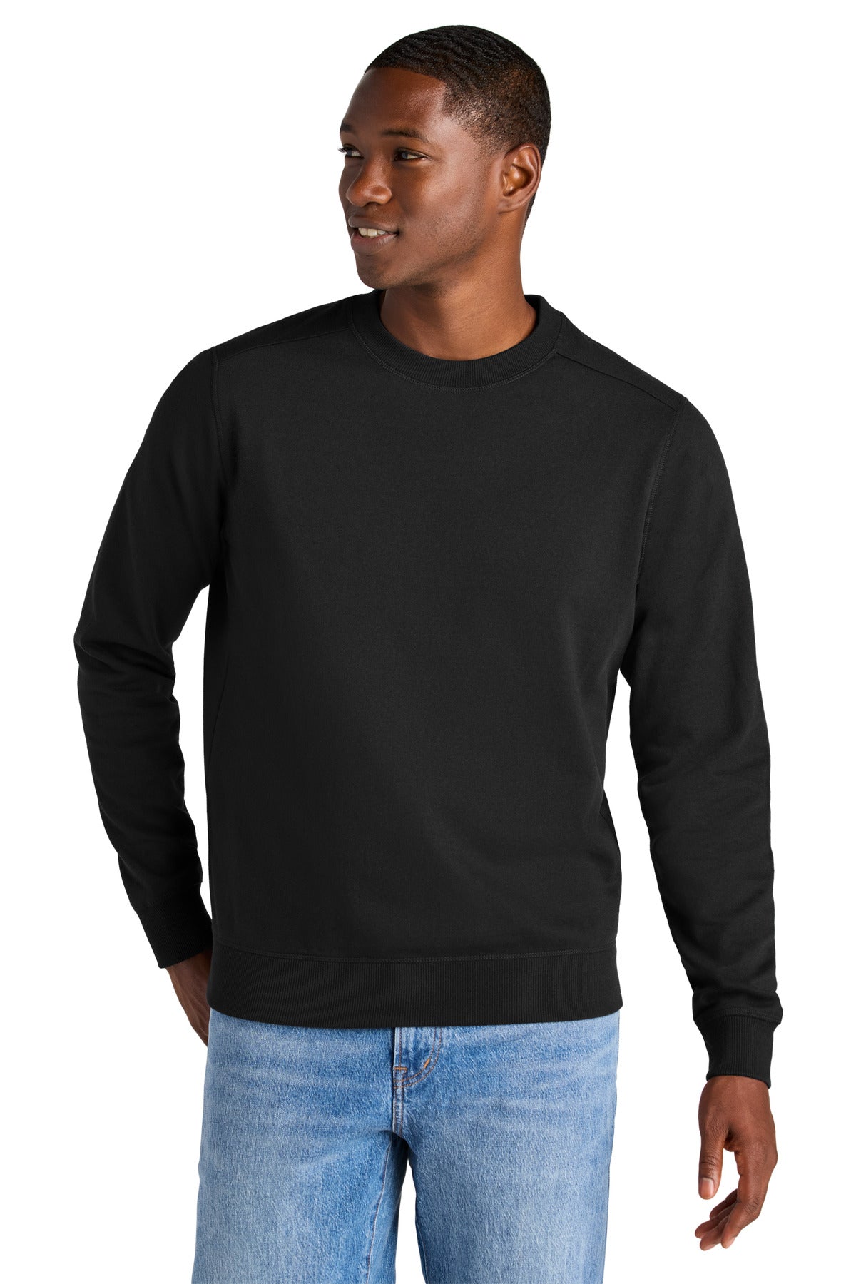 Custom Embroidery or DTF Print - District ® Re-Fleece ™ Crew DT8104