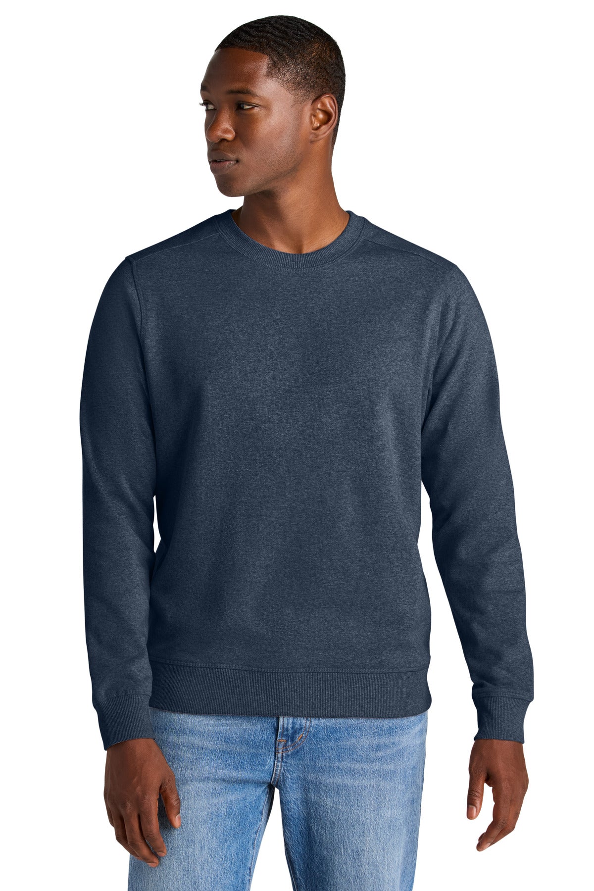 Custom Embroidery or DTF Print - District ® Re-Fleece ™ Crew DT8104