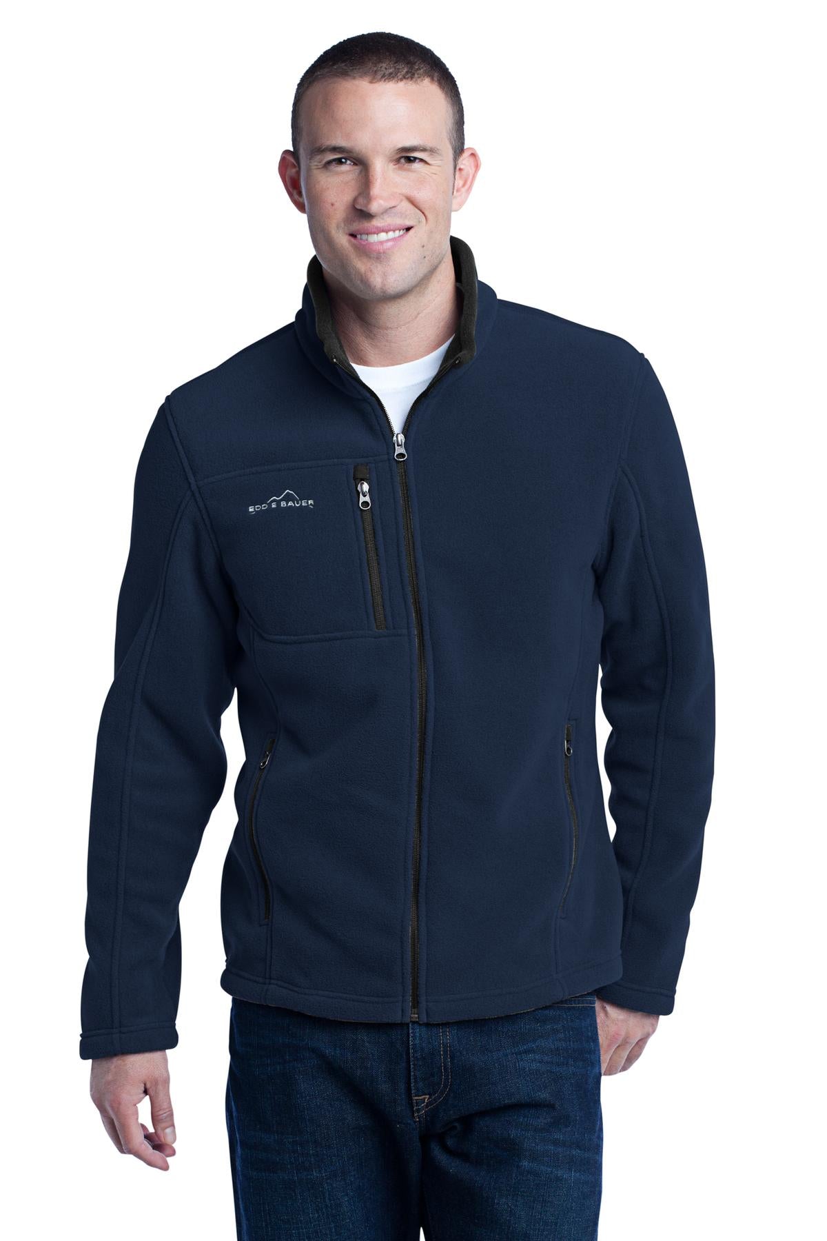 Custom Embroidery or DTF Print - Eddie Bauer® - Full-Zip Fleece Jacket. EB200
