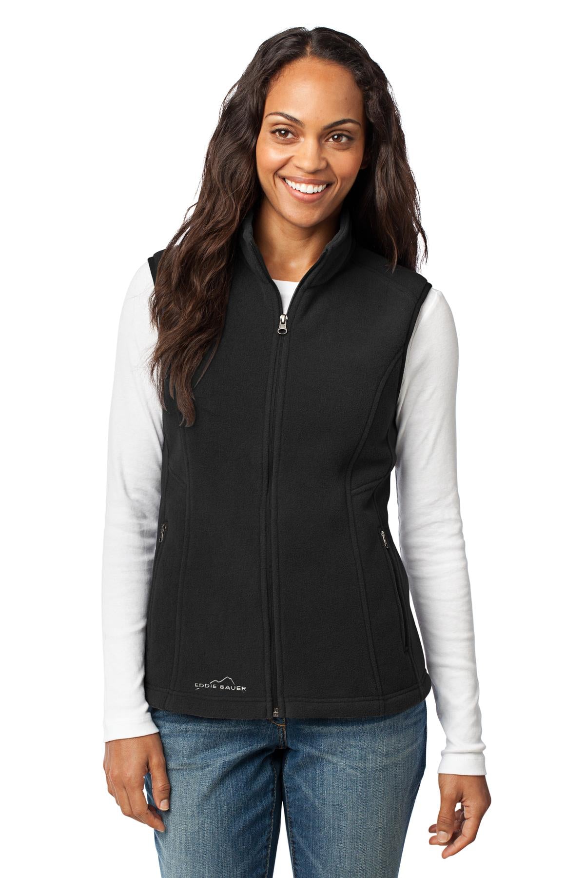 Custom Embroidery or DTF Print - Eddie Bauer® - Women's Fleece Vest. EB205