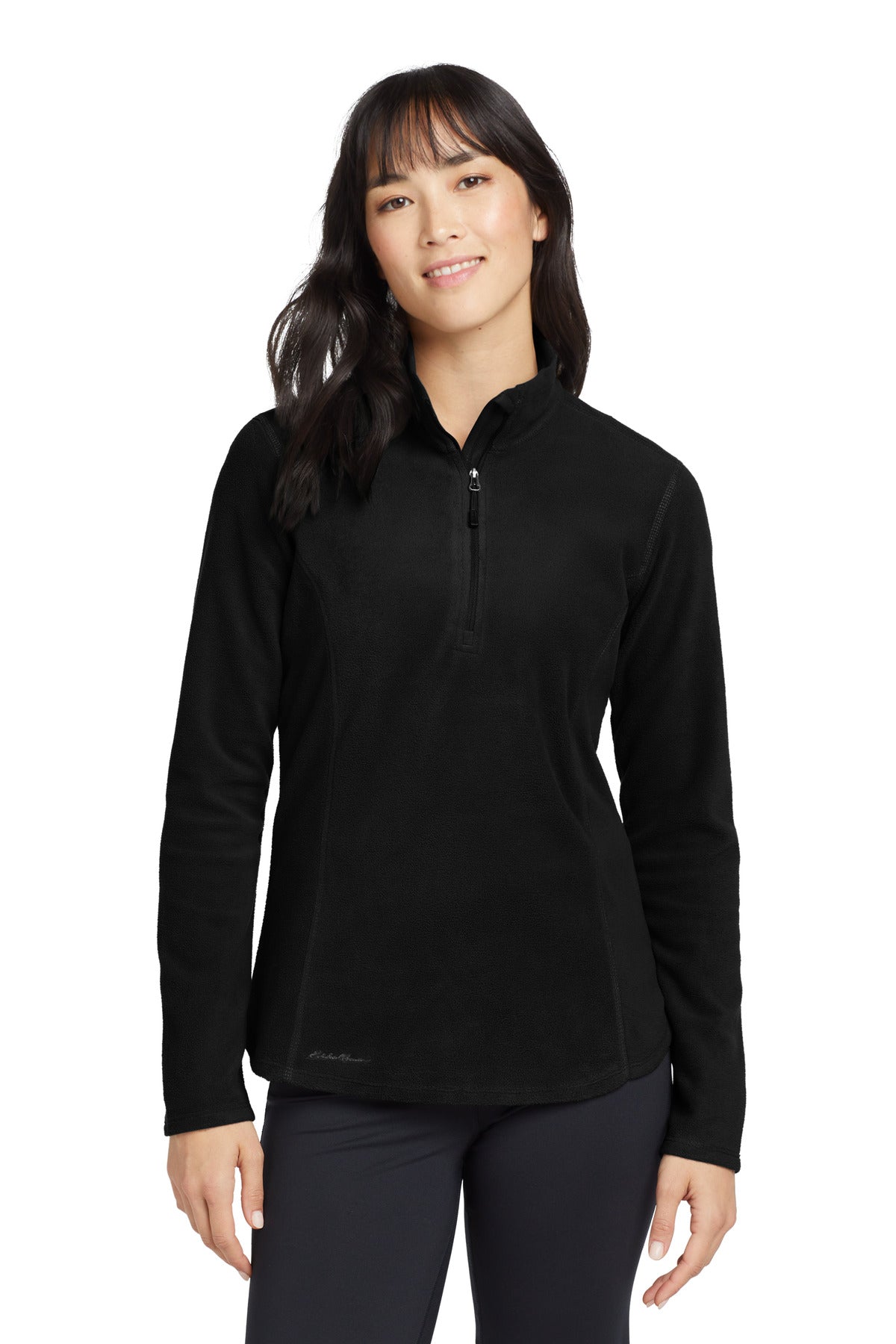 Custom Embroidery or DTF Print - Eddie Bauer® Women's 1/2-Zip Microfleece Jacket EB227