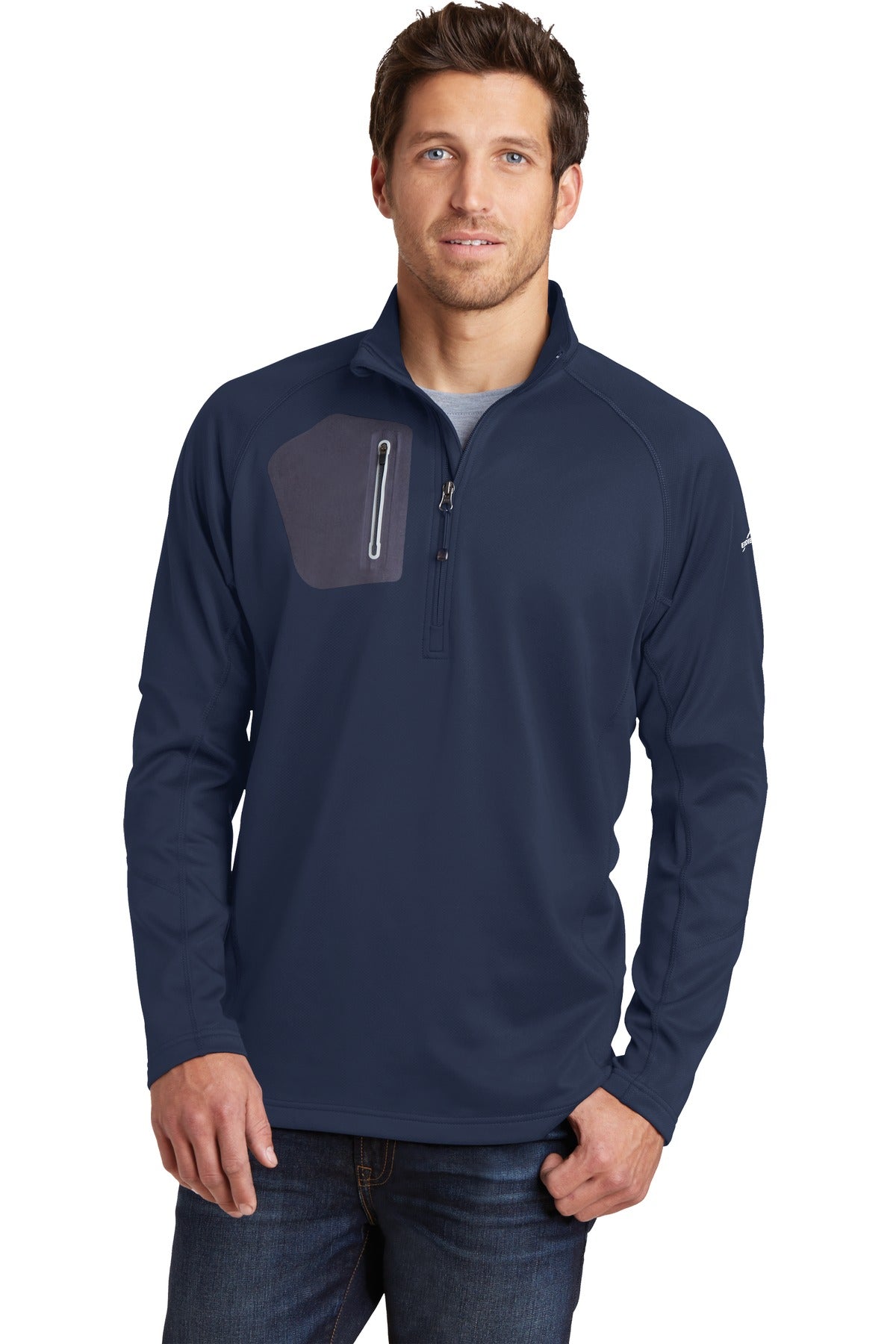 Custom Embroidery or DTF Print - Eddie Bauer® 1/2-Zip Performance Fleece. EB234