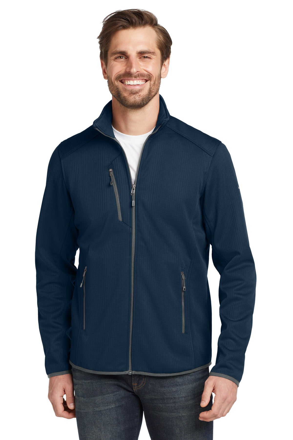 Custom Embroidery or DTF Print - Eddie Bauer ® Dash Full-Zip Fleece Jacket. EB242