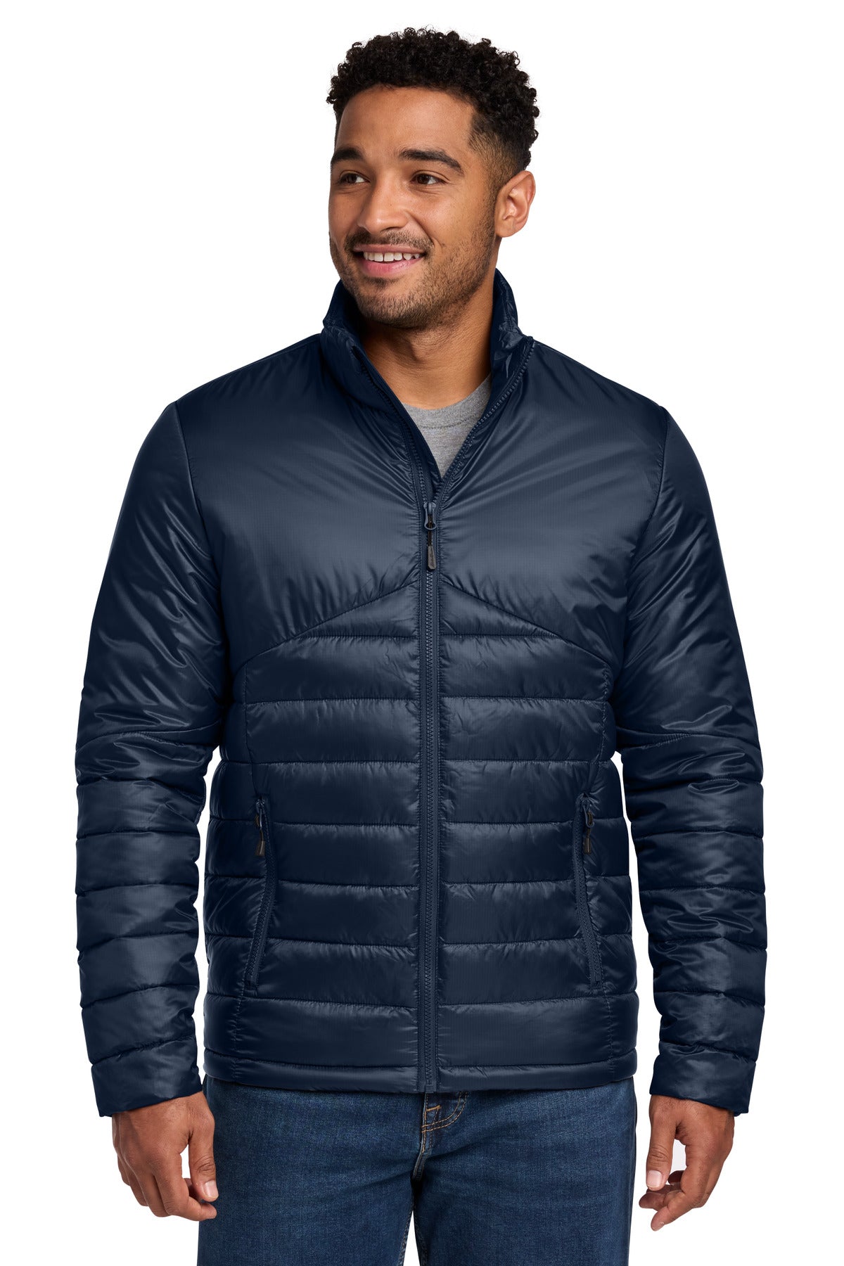 Custom Embroidery or DTF Print - Eddie Bauer ® Quilted Jacket EB510