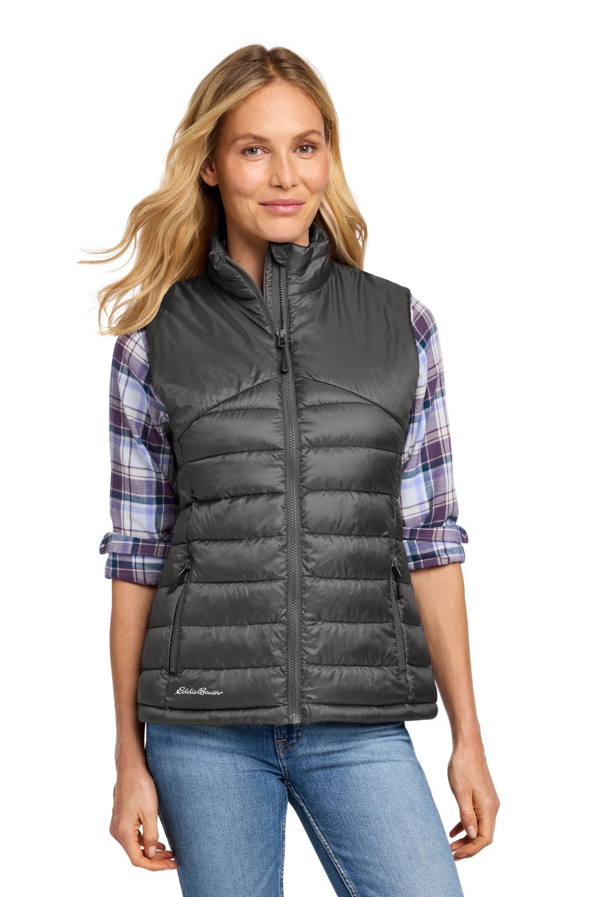 Custom Embroidery or DTF Print - Eddie Bauer ® Women's Quilted Vest EB513