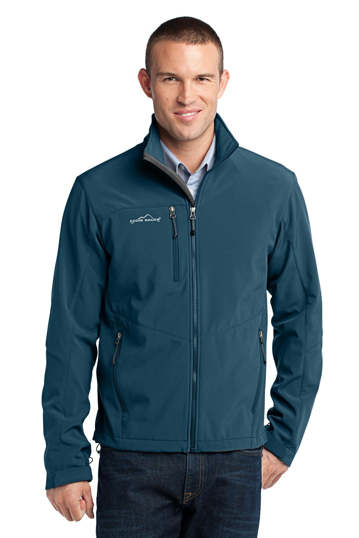 Custom Embroidery or DTF Print - Eddie Bauer® - Soft Shell Jacket. EB530