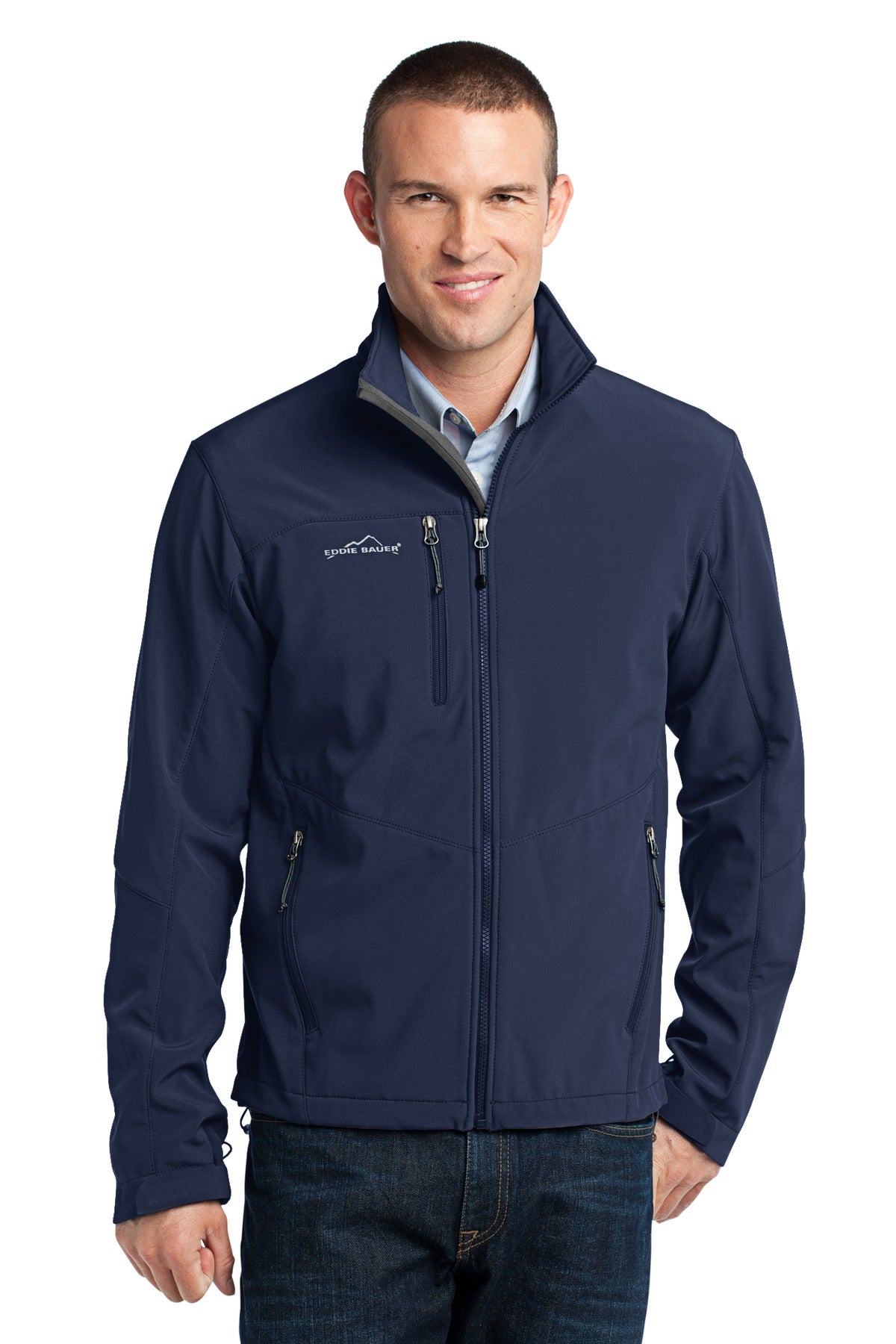 Custom Embroidery or DTF Print - Eddie Bauer ® - Soft Shell Jacket. EB530