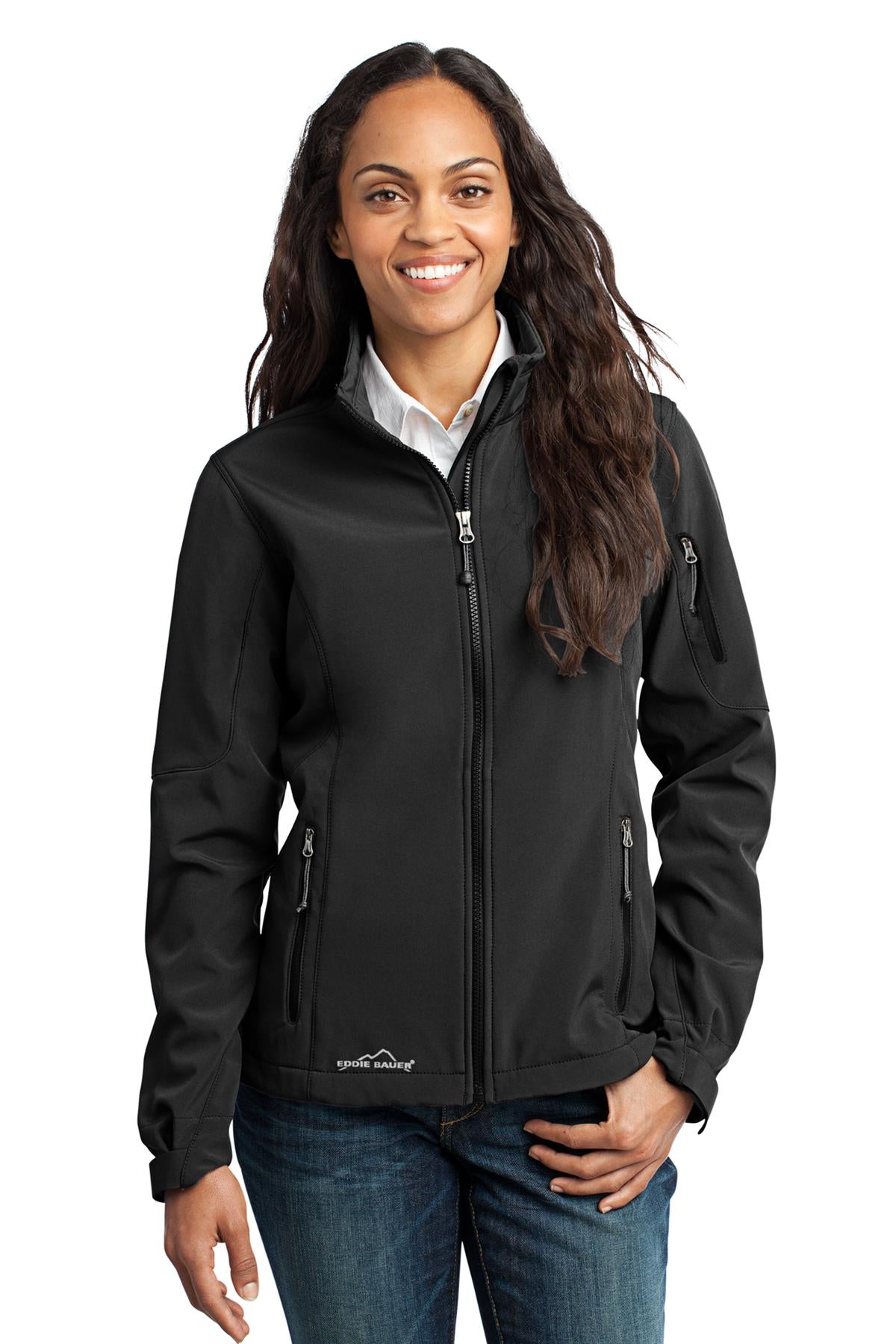 Custom Embroidery or DTF Print - Eddie Bauer® Women's Soft Shell Jacket. EB531