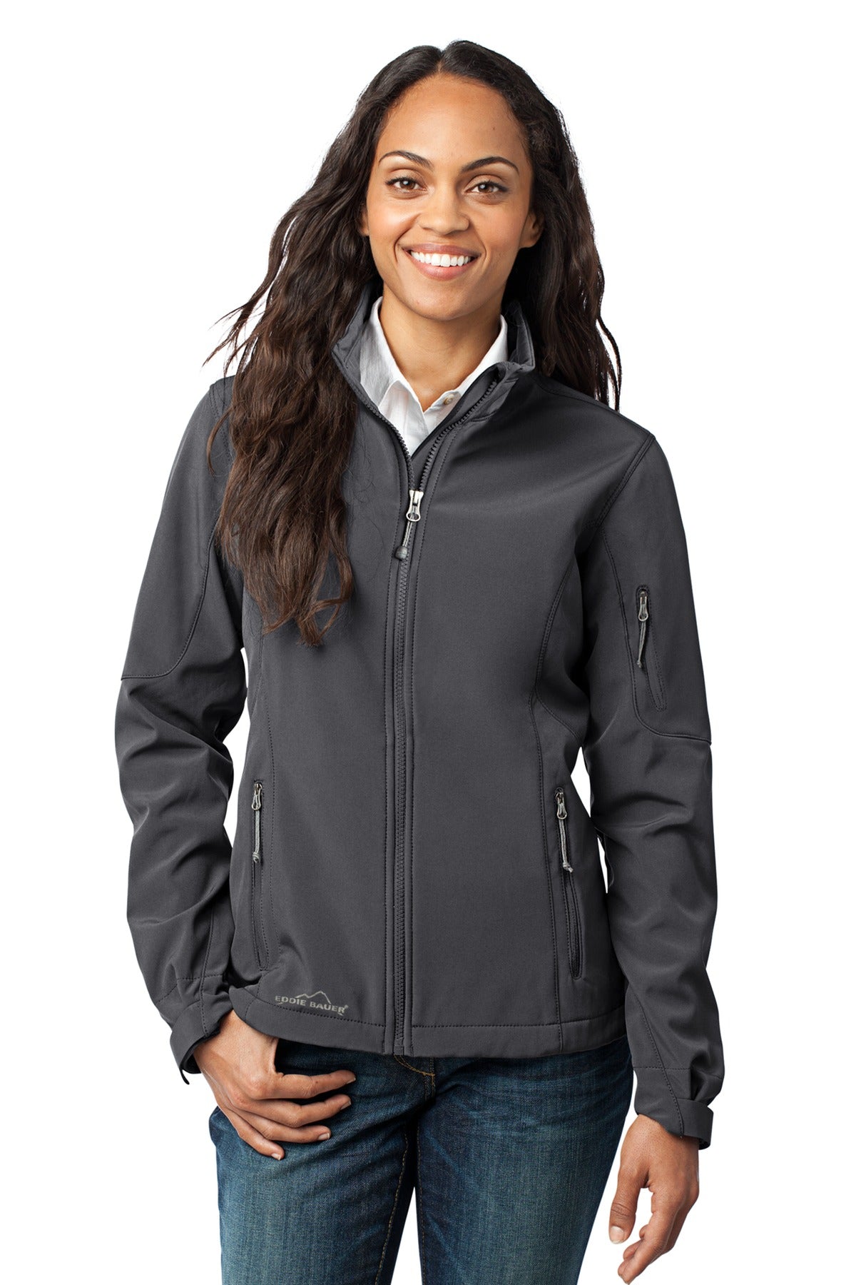Custom Embroidery or DTF Print - Eddie Bauer® Women's Soft Shell Jacket. EB531