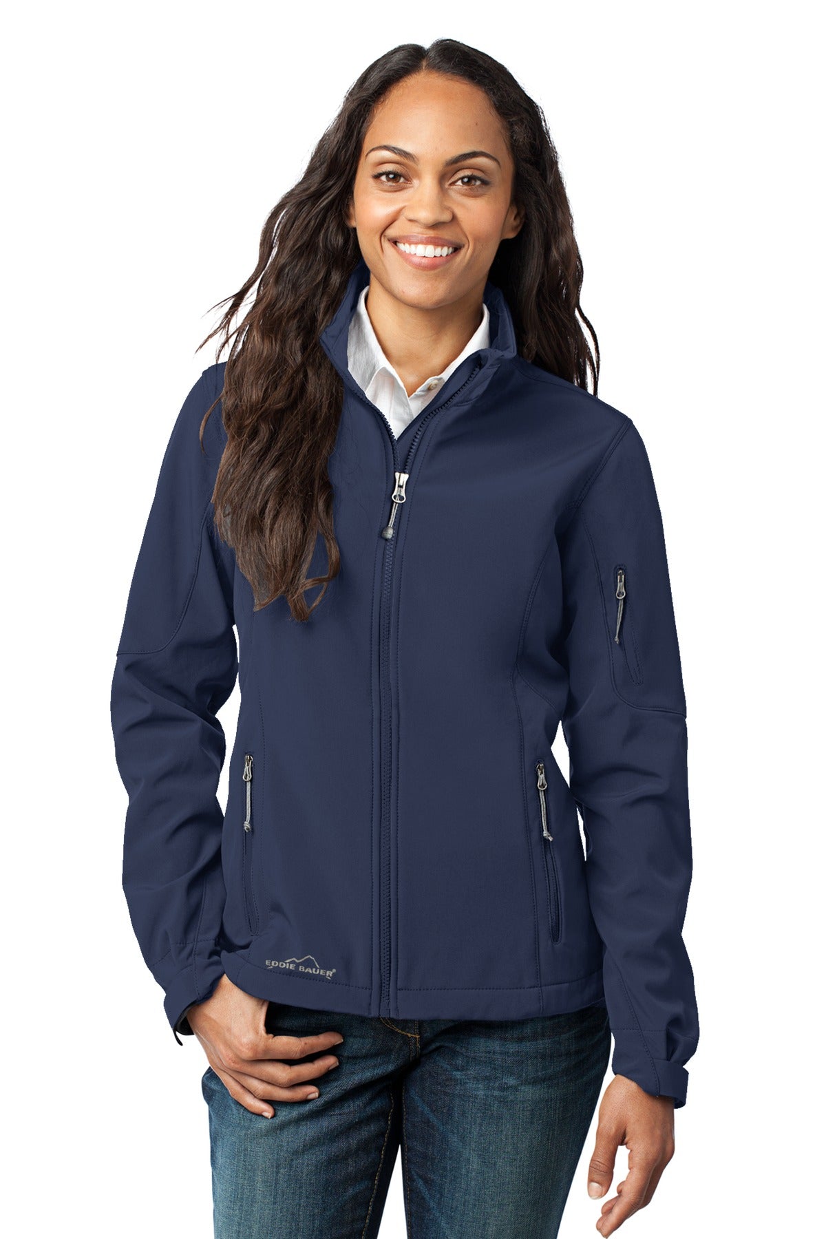 Custom Embroidery or DTF Print - Eddie Bauer® Women's Soft Shell Jacket. EB531