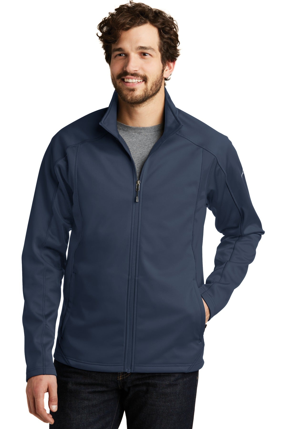 Custom Embroidery or DTF Print - Eddie Bauer® Trail Soft Shell Jacket. EB542