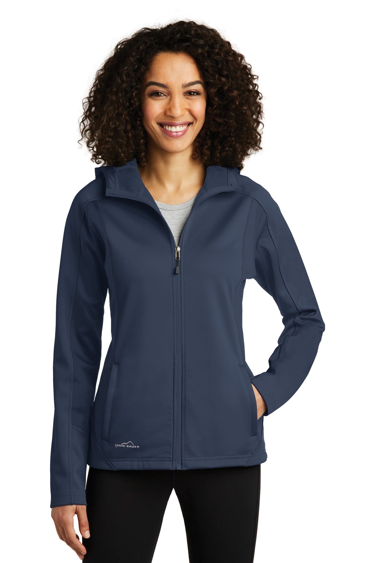 Custom Embroidery or DTF Print - Eddie Bauer® Women's Trail Soft Shell Jacket. EB543