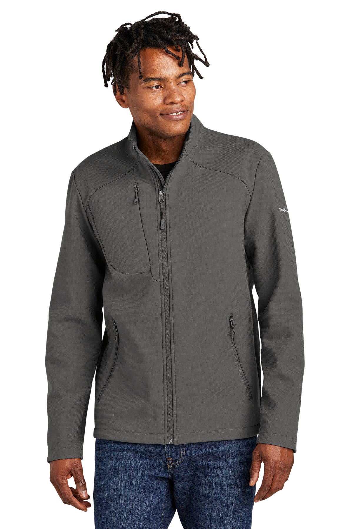Custom Embroidery or DTF Print - Eddie Bauer® Stretch Soft Shell Jacket EB544