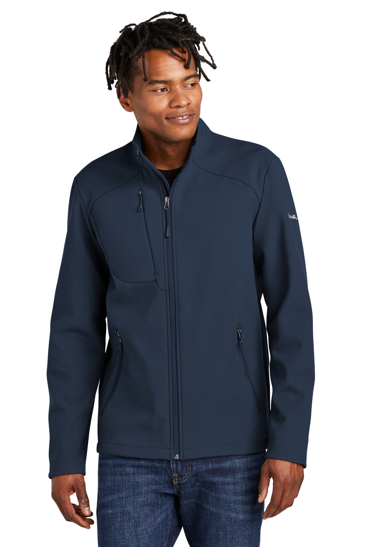 Custom Embroidery or DTF Print - Eddie Bauer® Stretch Soft Shell Jacket EB544