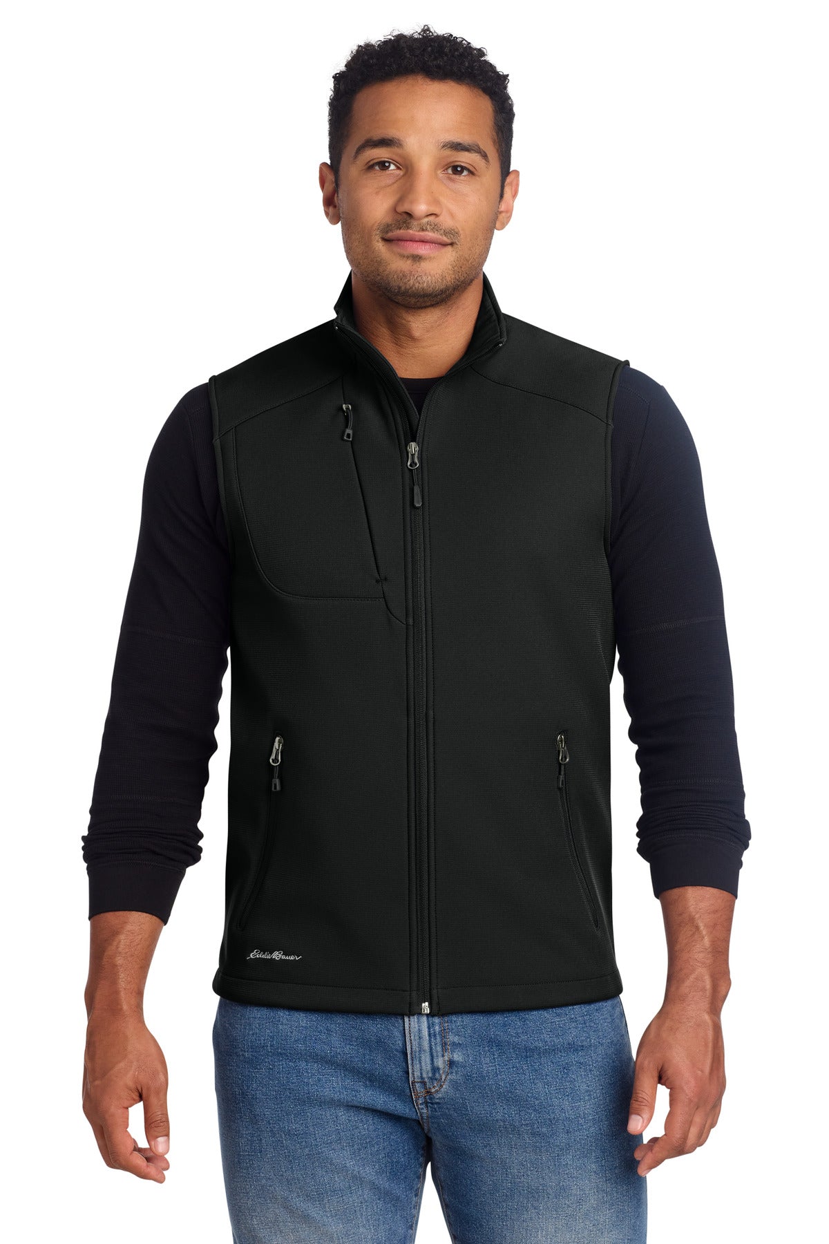 Custom Embroidery or DTF Print - Eddie Bauer ® Stretch Soft Shell Vest EB546