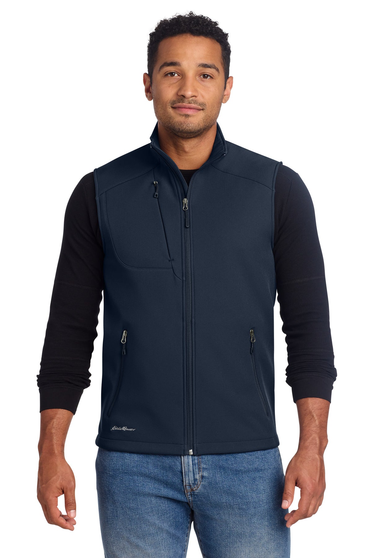 Custom Embroidery or DTF Print - Eddie Bauer ® Stretch Soft Shell Vest EB546