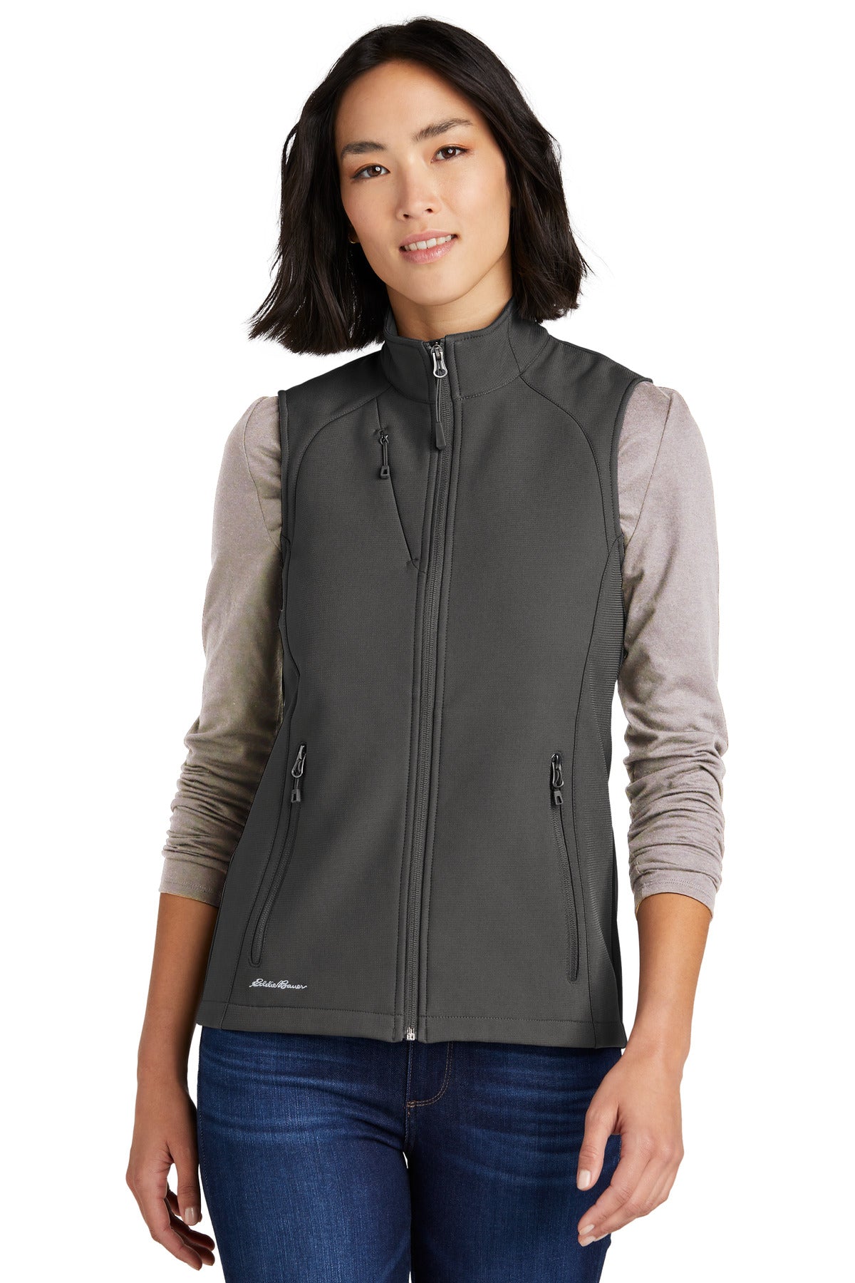 Custom Embroidery or DTF Print - Eddie Bauer® Women's Stretch Soft Shell Vest EB547