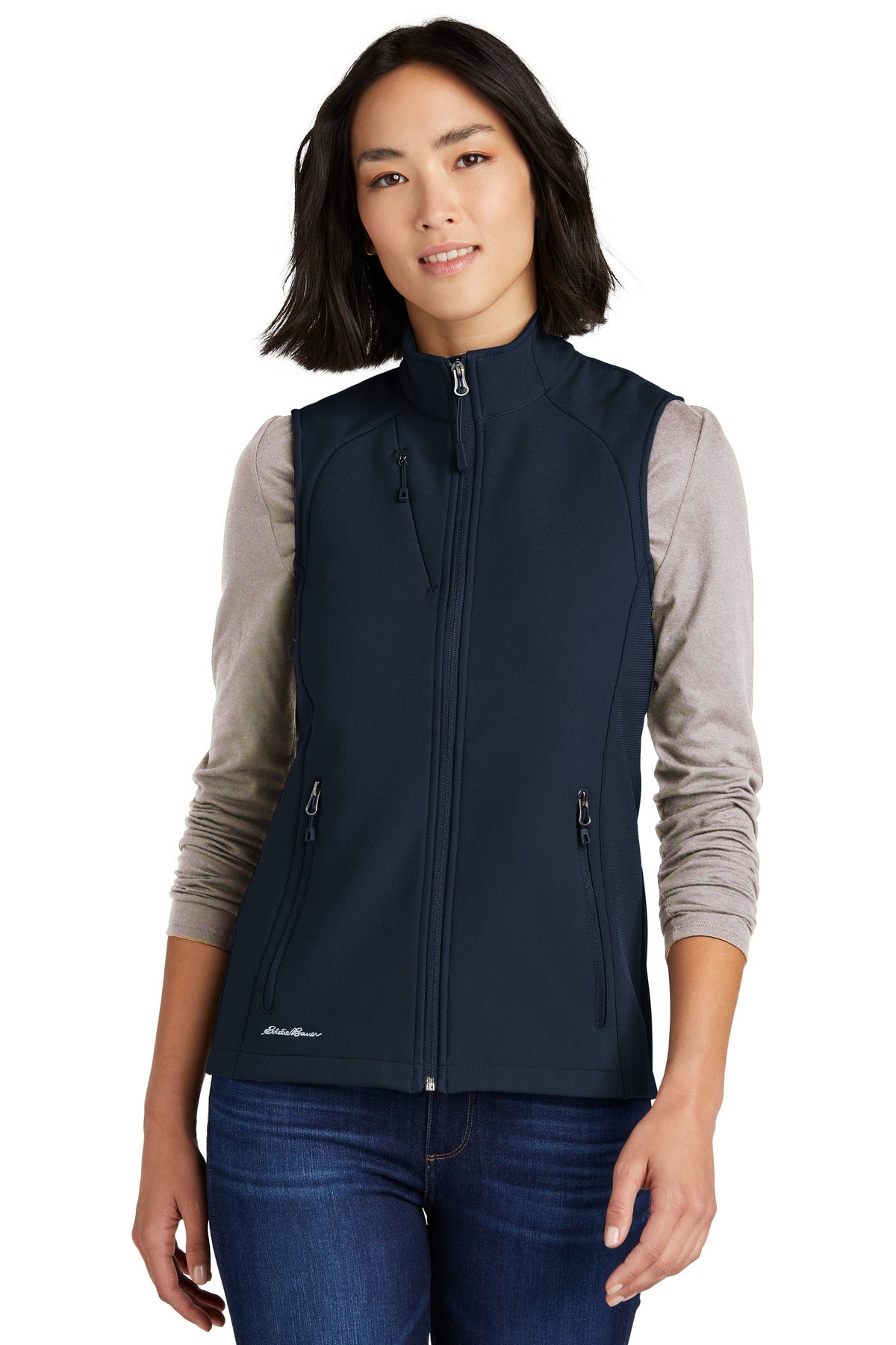 Custom Embroidery or DTF Print - Eddie Bauer® Women's Stretch Soft Shell Vest EB547