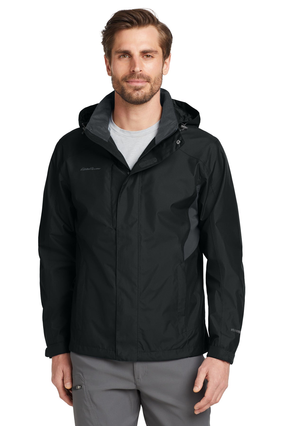 Custom Embroidery or DTF Print - Eddie Bauer® Rain Jacket. EB550