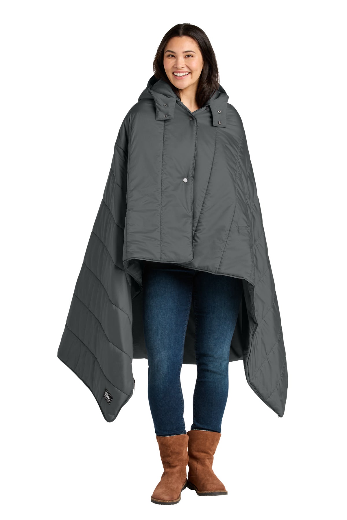 Custom Embroidery or DTF Print - Eddie Bauer ® Puffy Camp Poncho EB755